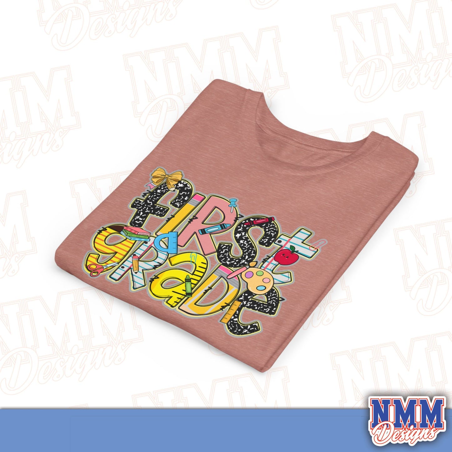 First Grade Back to School Youth Shirt, Kids Sportswear, School Spirit Apparel, Back to School