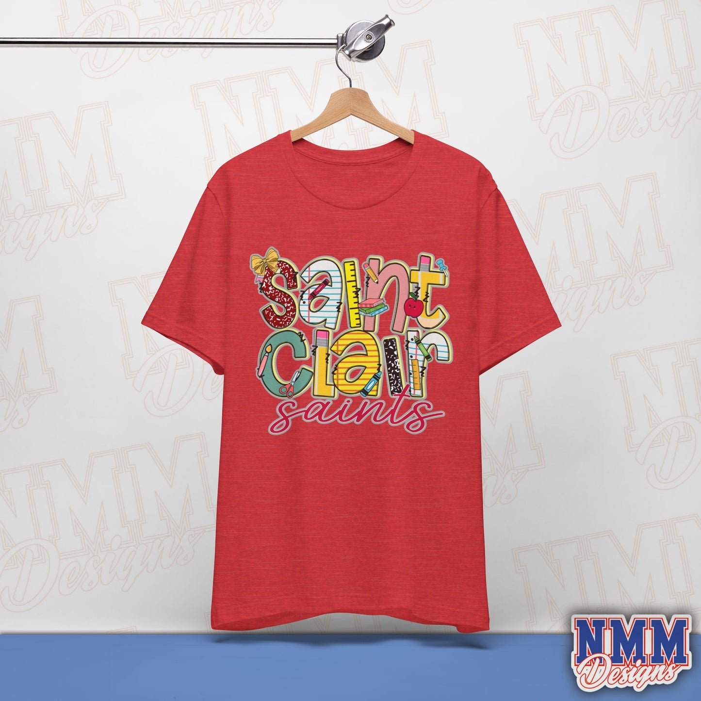 Saint Clair School Tee Shirt, Unisex Graphic T-Shirt, Casual Wear, Perfect for School Spirit, Gifts for Sports Fans, Summer Outfit