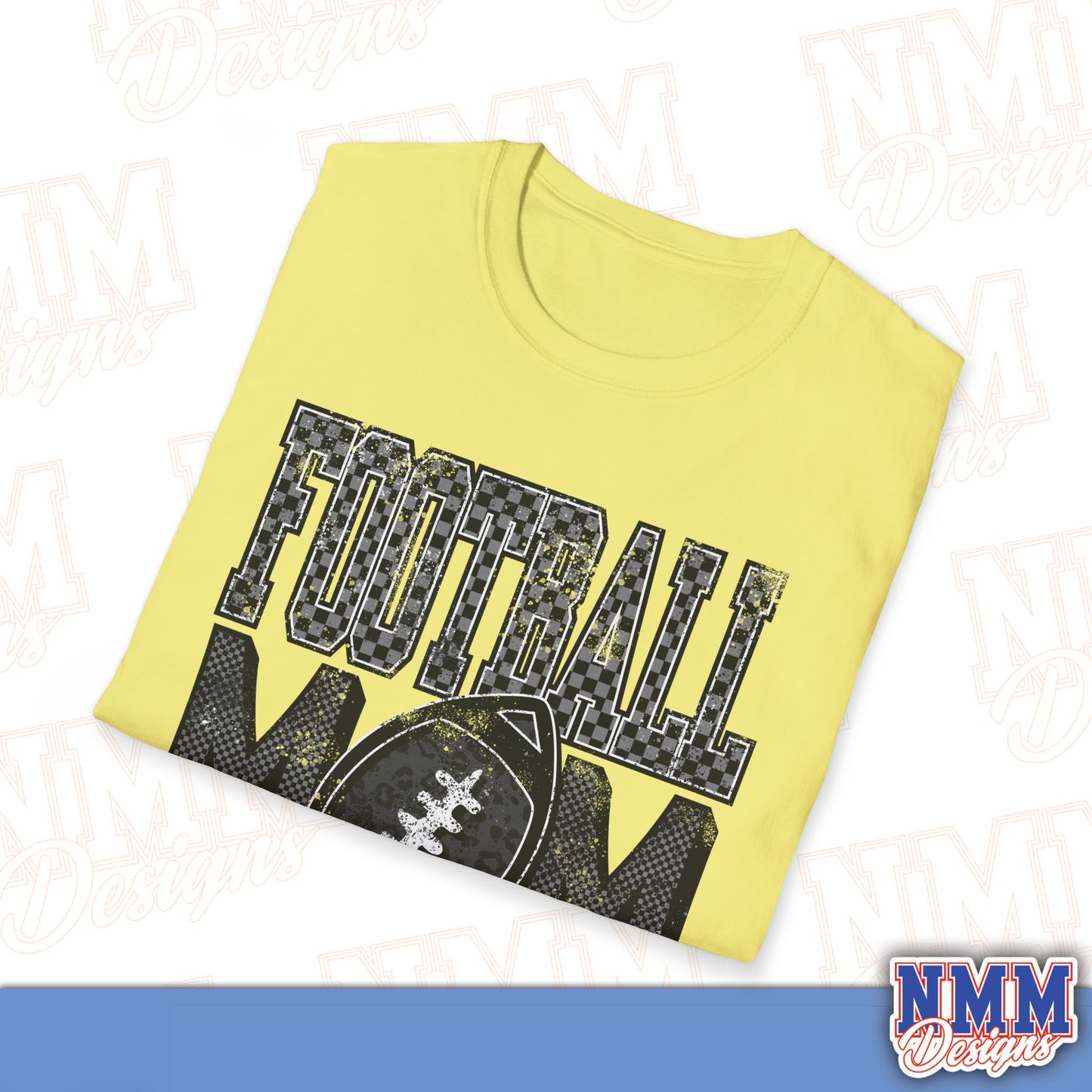 Football Mom Unisex Softstyle T-Shirt, Game Day Tee, Gift for Moms, Sports Apparel, Casual Wear