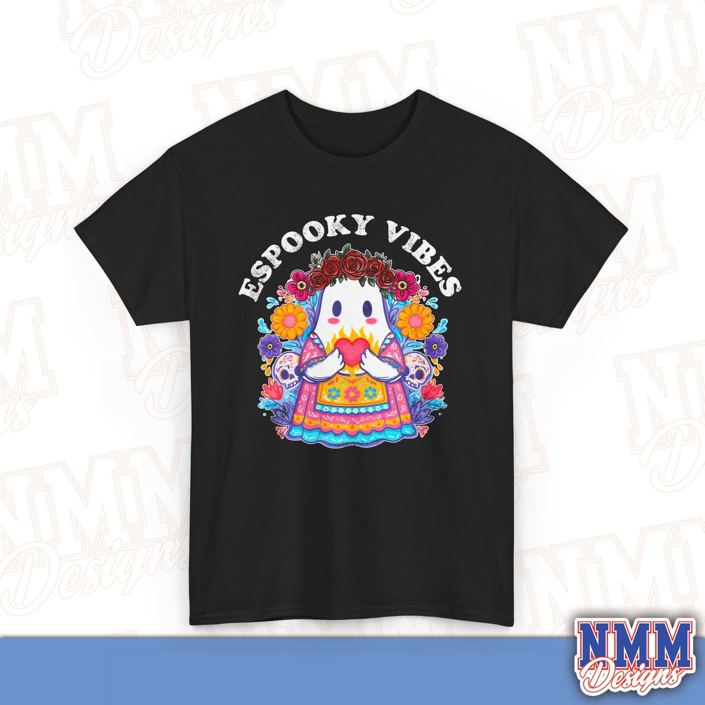 Unisex Espooky Vibes Tee | Halloween T-Shirt, Cute Ghost Shirt, Fall Fashion, Gift for Her, Casual Wear