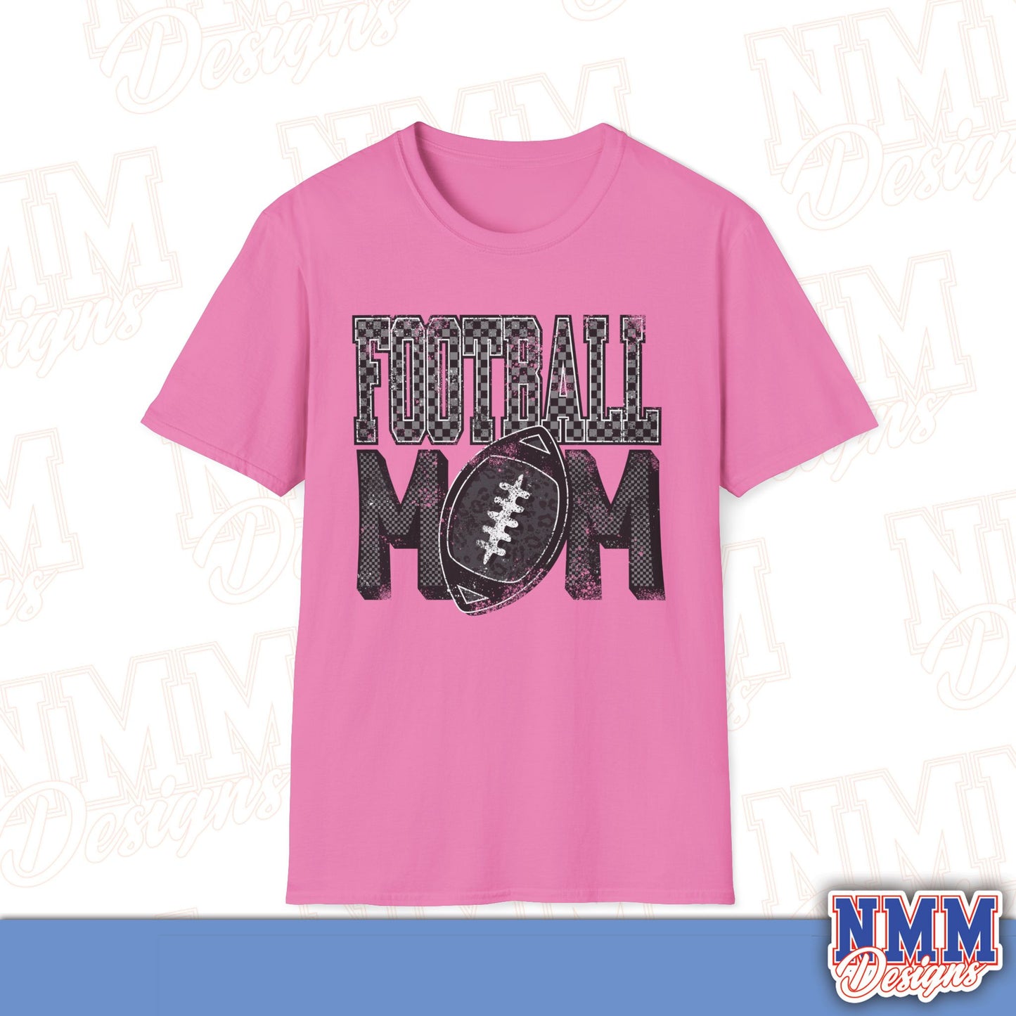 Football Mom Unisex Softstyle T-Shirt, Game Day Tee, Gift for Moms, Sports Apparel, Casual Wear