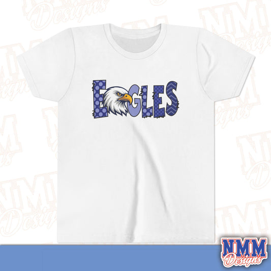 Eagles Youth Shirt, Kids Sportswear, School Spirit Apparel, Back to School