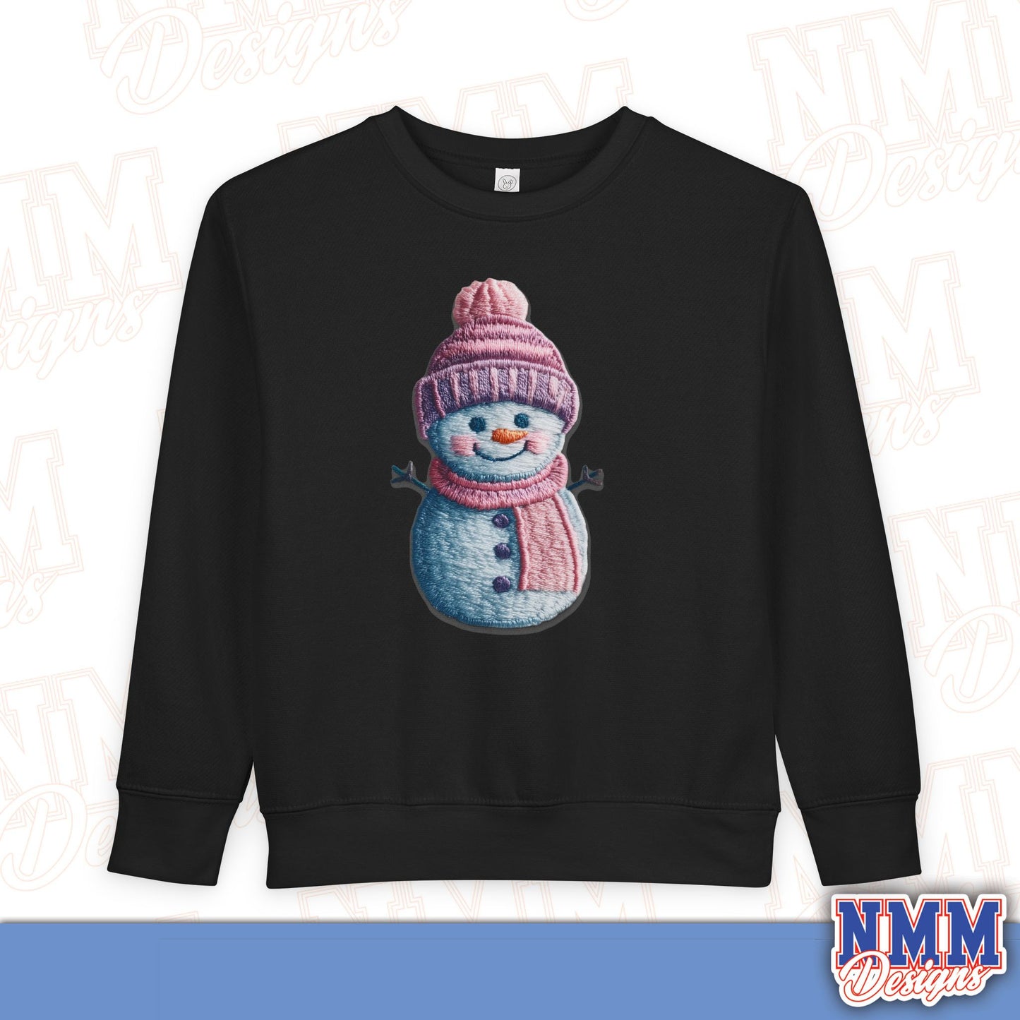 Cute Snowman Toddler Sweatshirt - Cozy Winter Wear