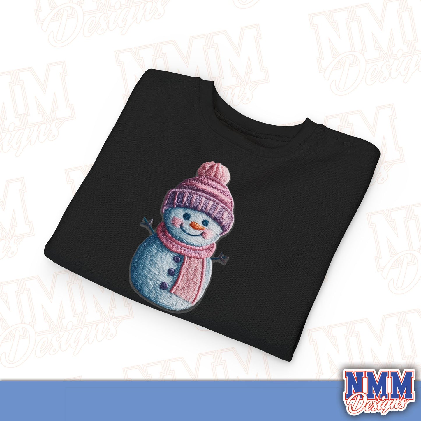 Cute Snowman Toddler Sweatshirt - Cozy Winter Wear