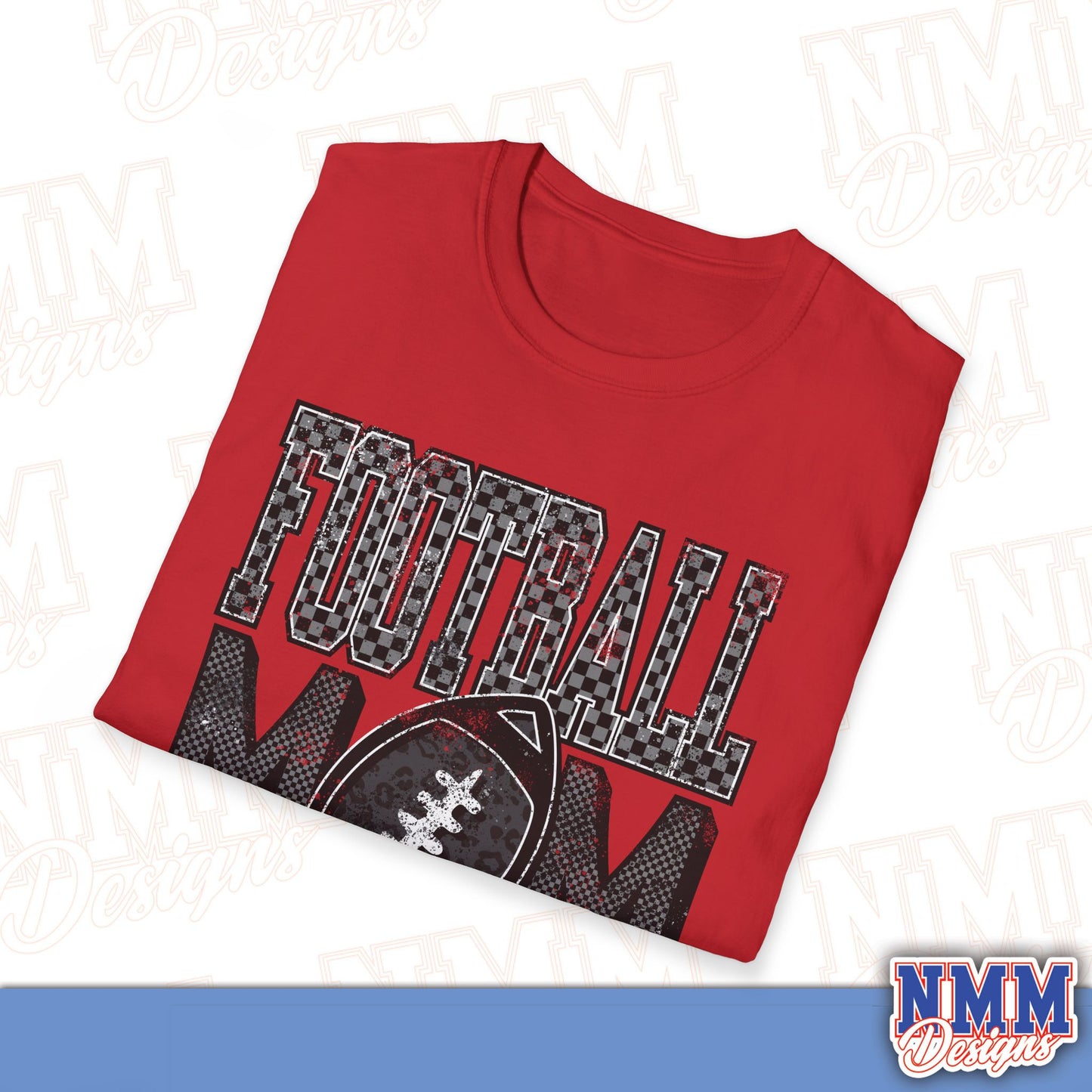 Football Mom Unisex Softstyle T-Shirt, Game Day Tee, Gift for Moms, Sports Apparel, Casual Wear