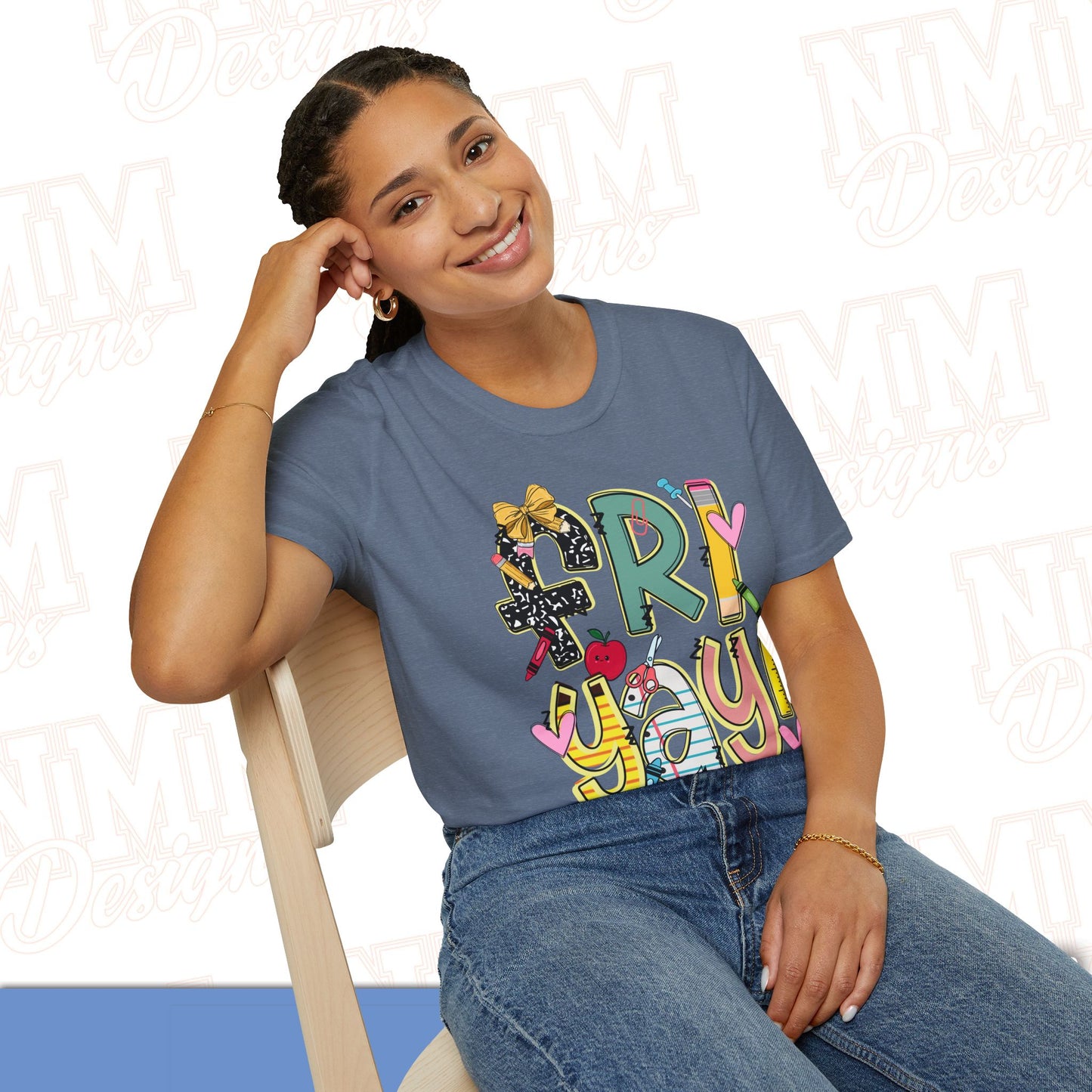 FRI-YAY Unisex Softstyle T-Shirt, Fun Graphic Tee, Weekend Vibe Shirt, Gift for Friends, Casual Wear, Celebration Outfit