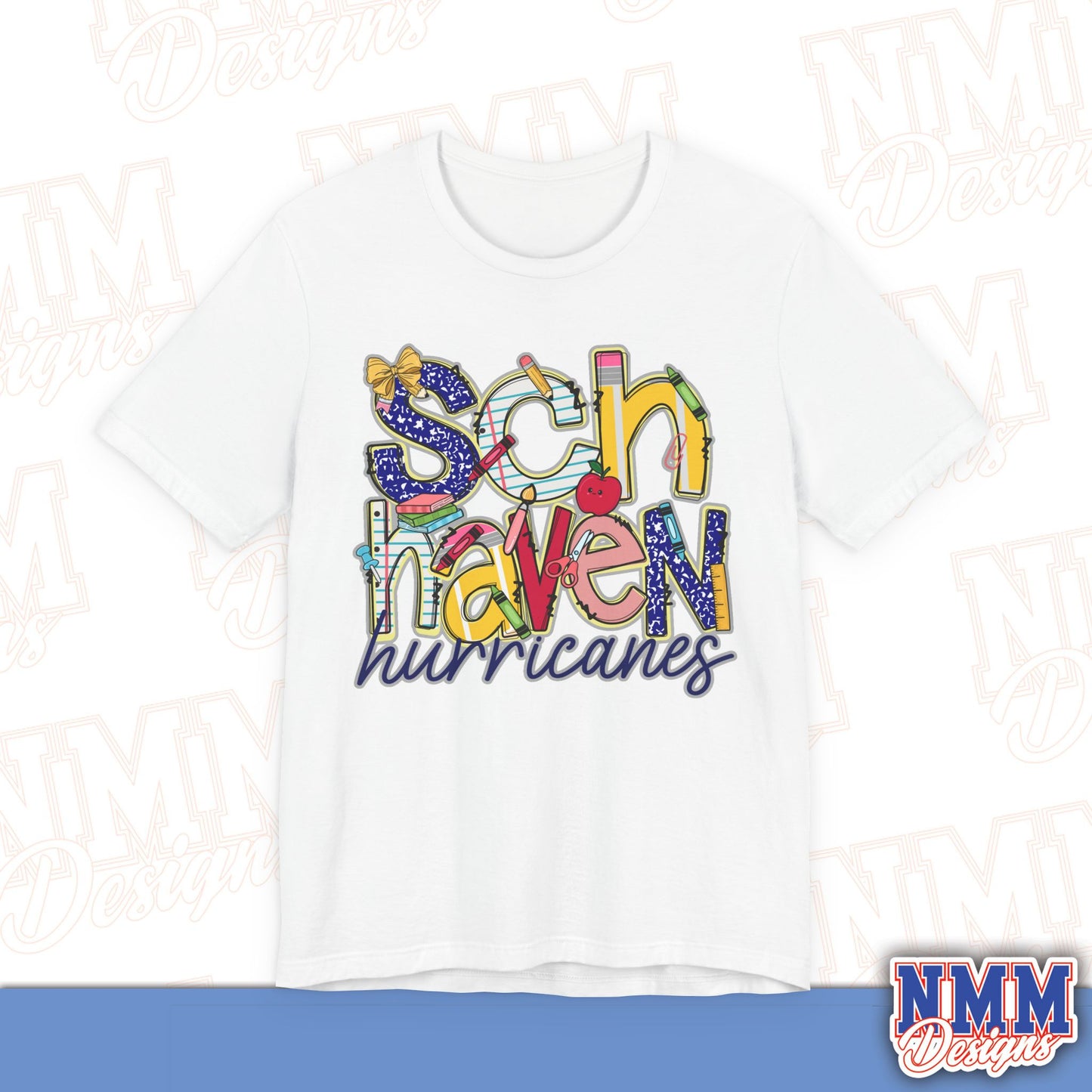 Schuylkill Haven Hurricanes Tee Shirt, Unisex Graphic T-Shirt, Casual Wear, Perfect for School Spirit, Gifts for Sports Fans, Summer Outfit