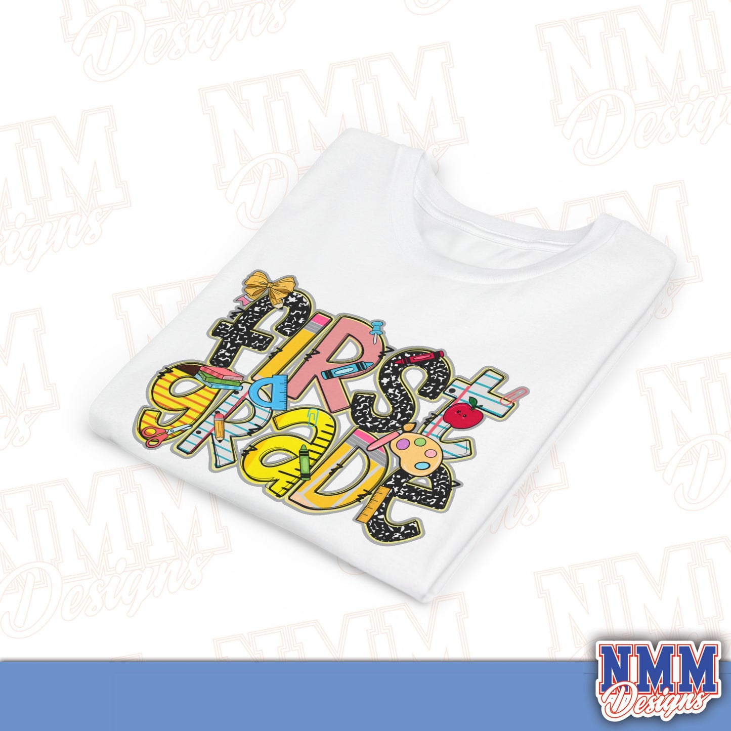 First Grade Back to School Youth Shirt, Kids Sportswear, School Spirit Apparel, Back to School