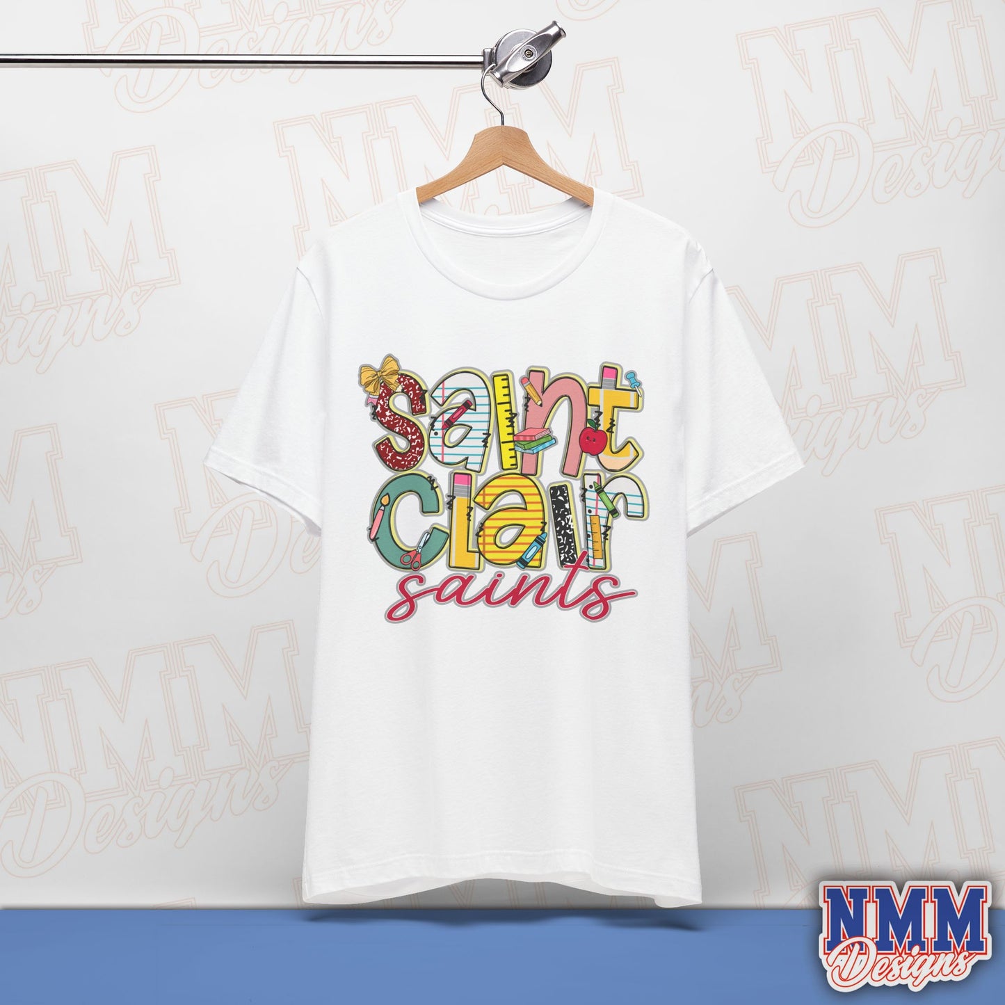 Saint Clair School Tee Shirt, Unisex Graphic T-Shirt, Casual Wear, Perfect for School Spirit, Gifts for Sports Fans, Summer Outfit