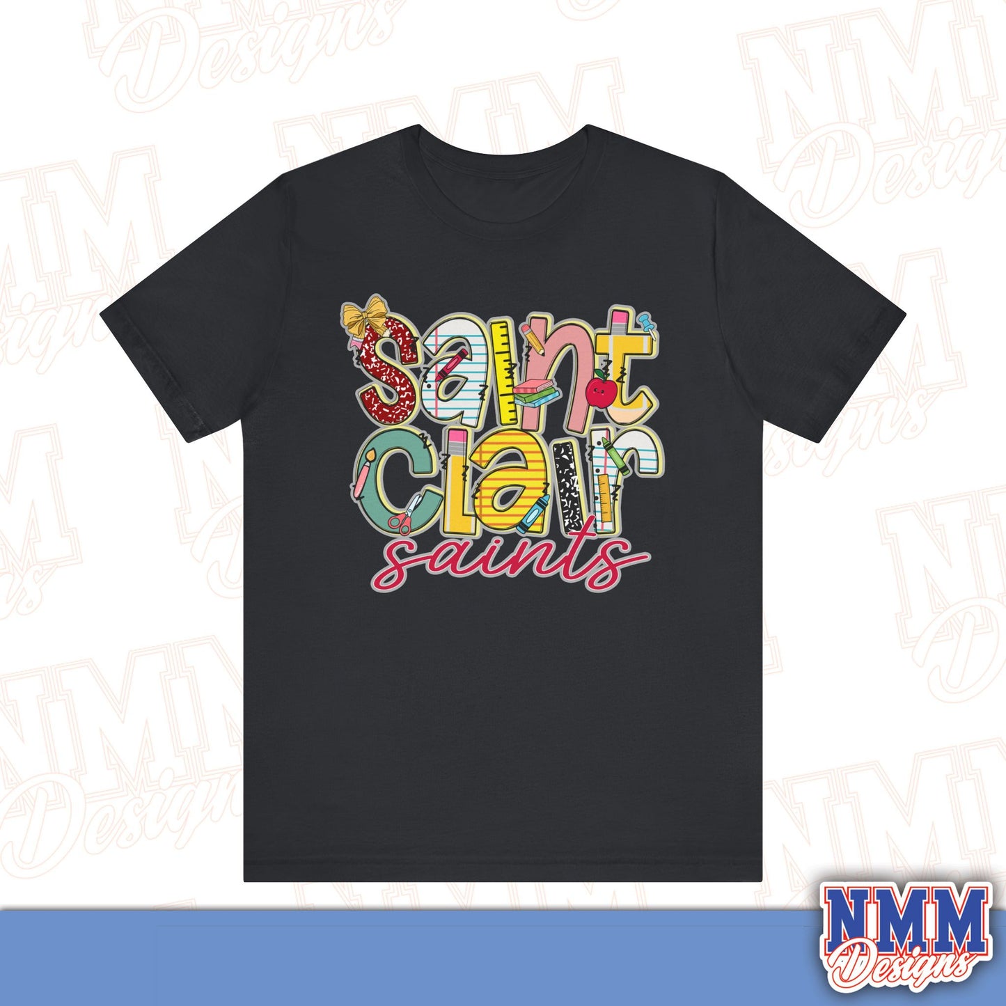 Saint Clair School Tee Shirt, Unisex Graphic T-Shirt, Casual Wear, Perfect for School Spirit, Gifts for Sports Fans, Summer Outfit