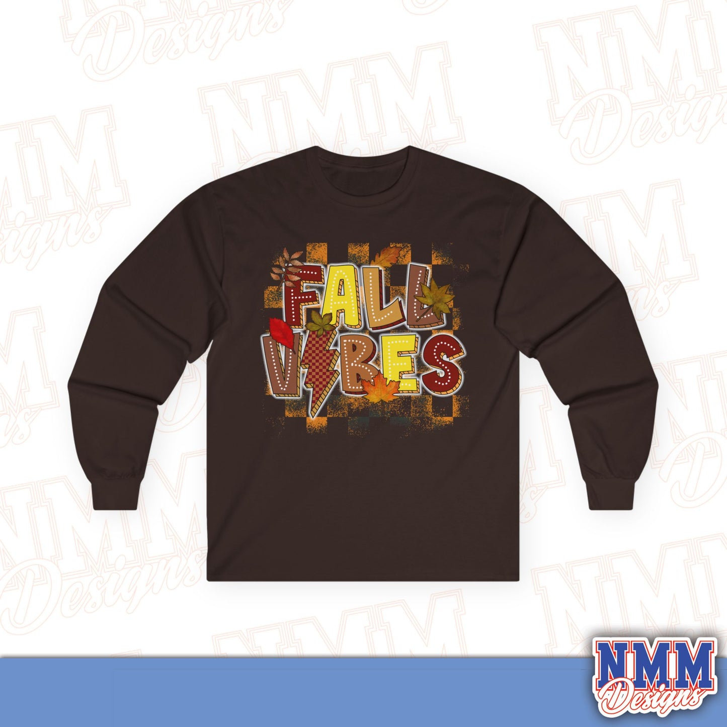 Fall Vibes Long Sleeve Tee, Cozy Autumn Shirt, Perfect for Thanksgiving, Seasonal Fashion, Gift for Fall Lovers, Unisex Cotton Top