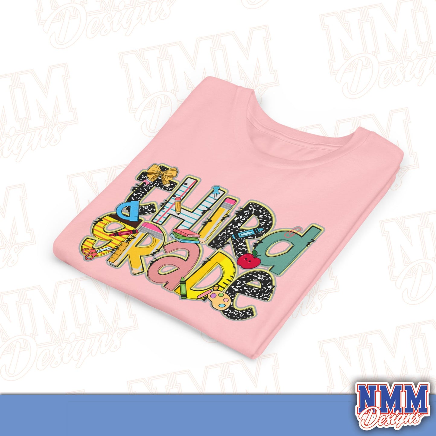 Third Grade Back to School Youth Shirt, Kids Sportswear, School Spirit Apparel, Back to School