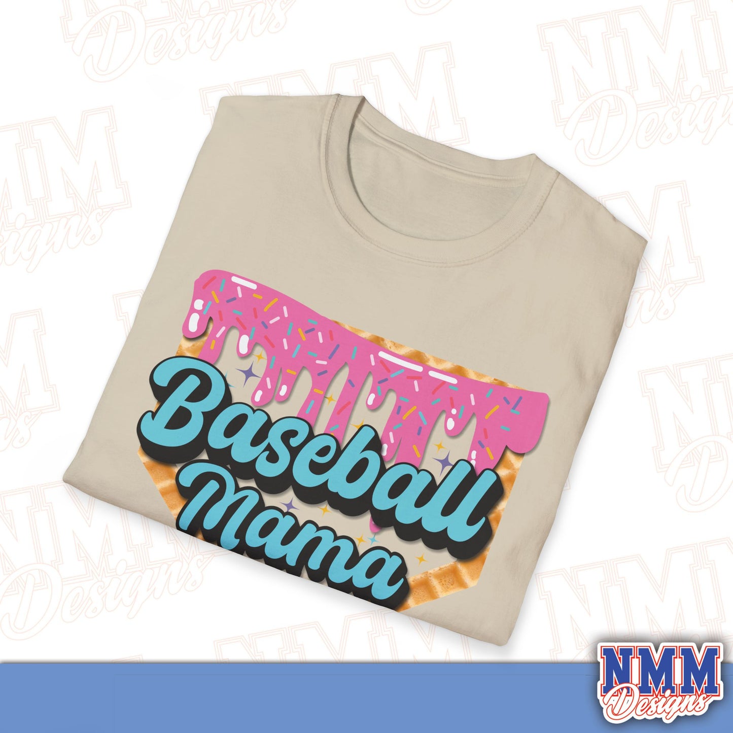 Baseball Mama Unisex Softstyle T-Shirt – Perfect Gift for Sports Moms