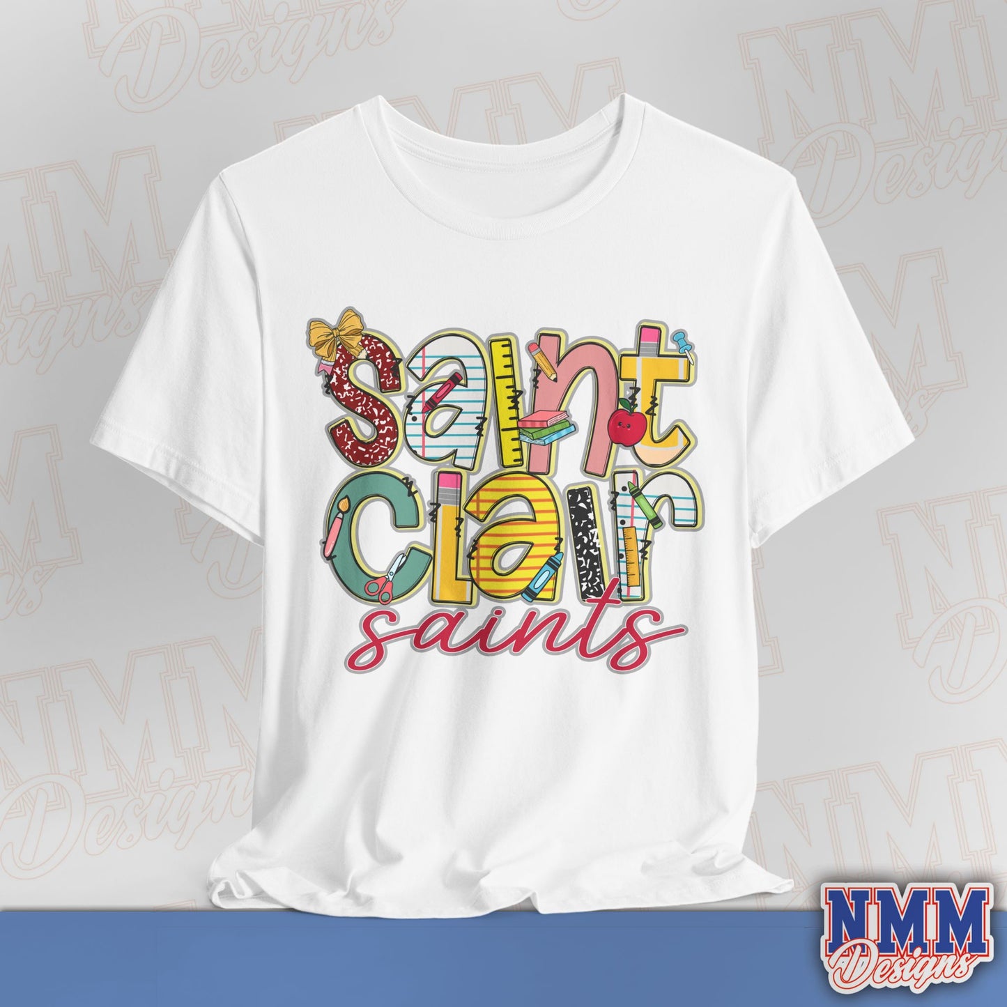 Saint Clair School Tee Shirt, Unisex Graphic T-Shirt, Casual Wear, Perfect for School Spirit, Gifts for Sports Fans, Summer Outfit