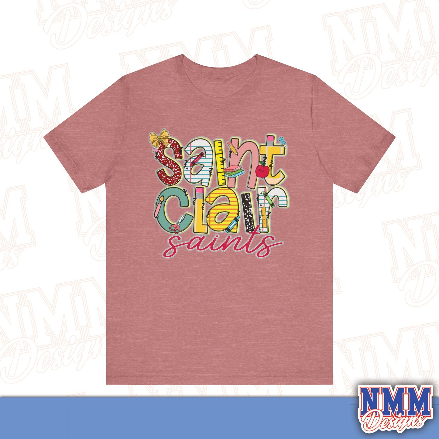 Saint Clair School Tee Shirt, Unisex Graphic T-Shirt, Casual Wear, Perfect for School Spirit, Gifts for Sports Fans, Summer Outfit