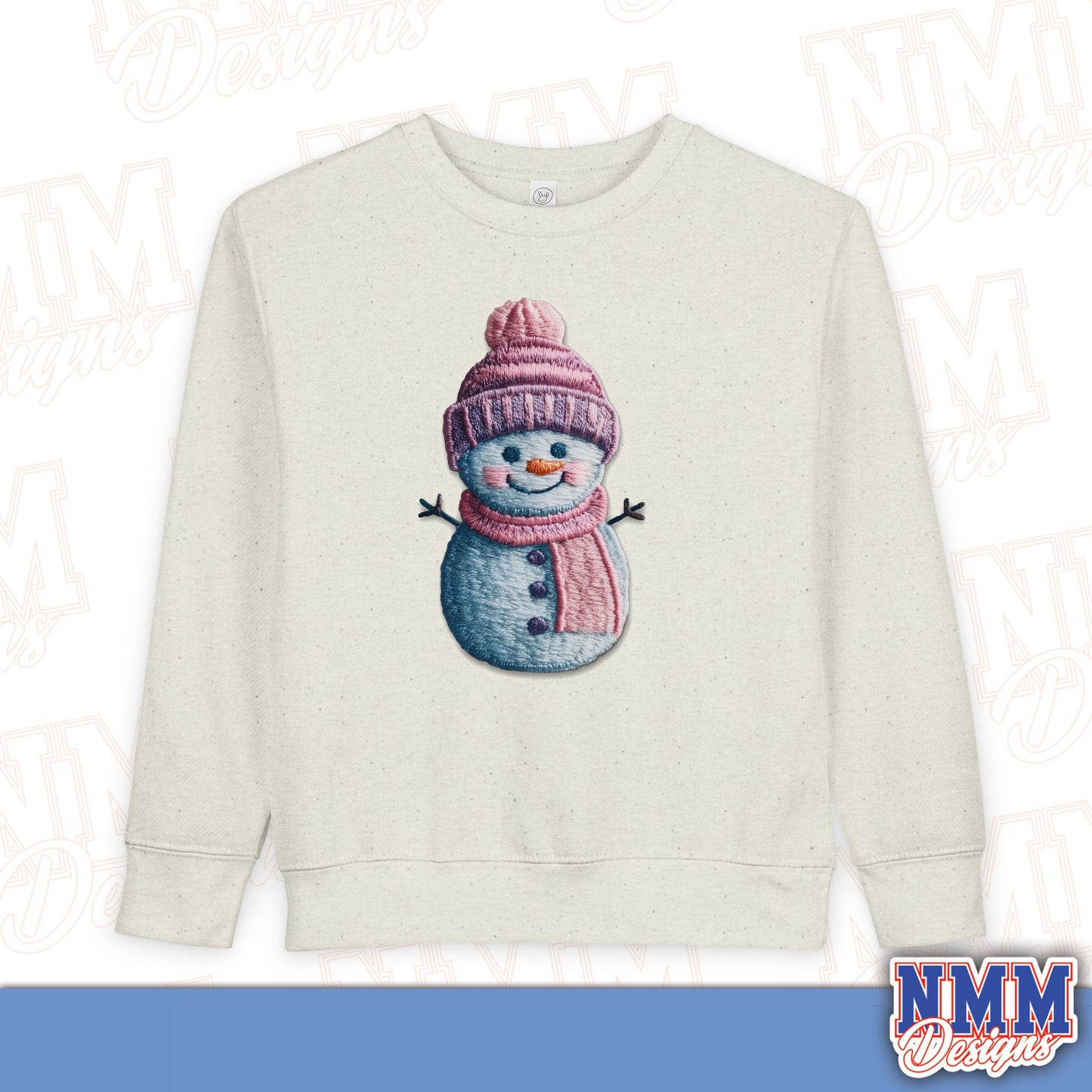 Cute Snowman Toddler Sweatshirt - Cozy Winter Wear