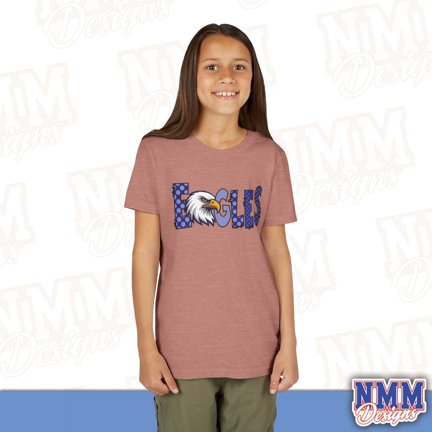 Eagles Youth Shirt, Kids Sportswear, School Spirit Apparel, Back to School