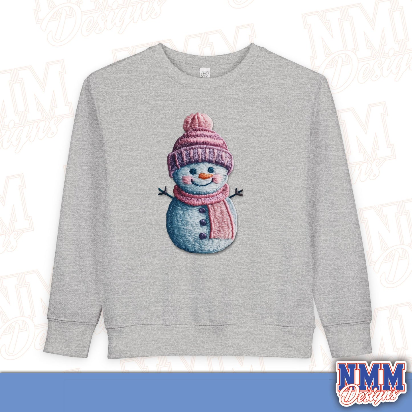 Cute Snowman Toddler Sweatshirt - Cozy Winter Wear