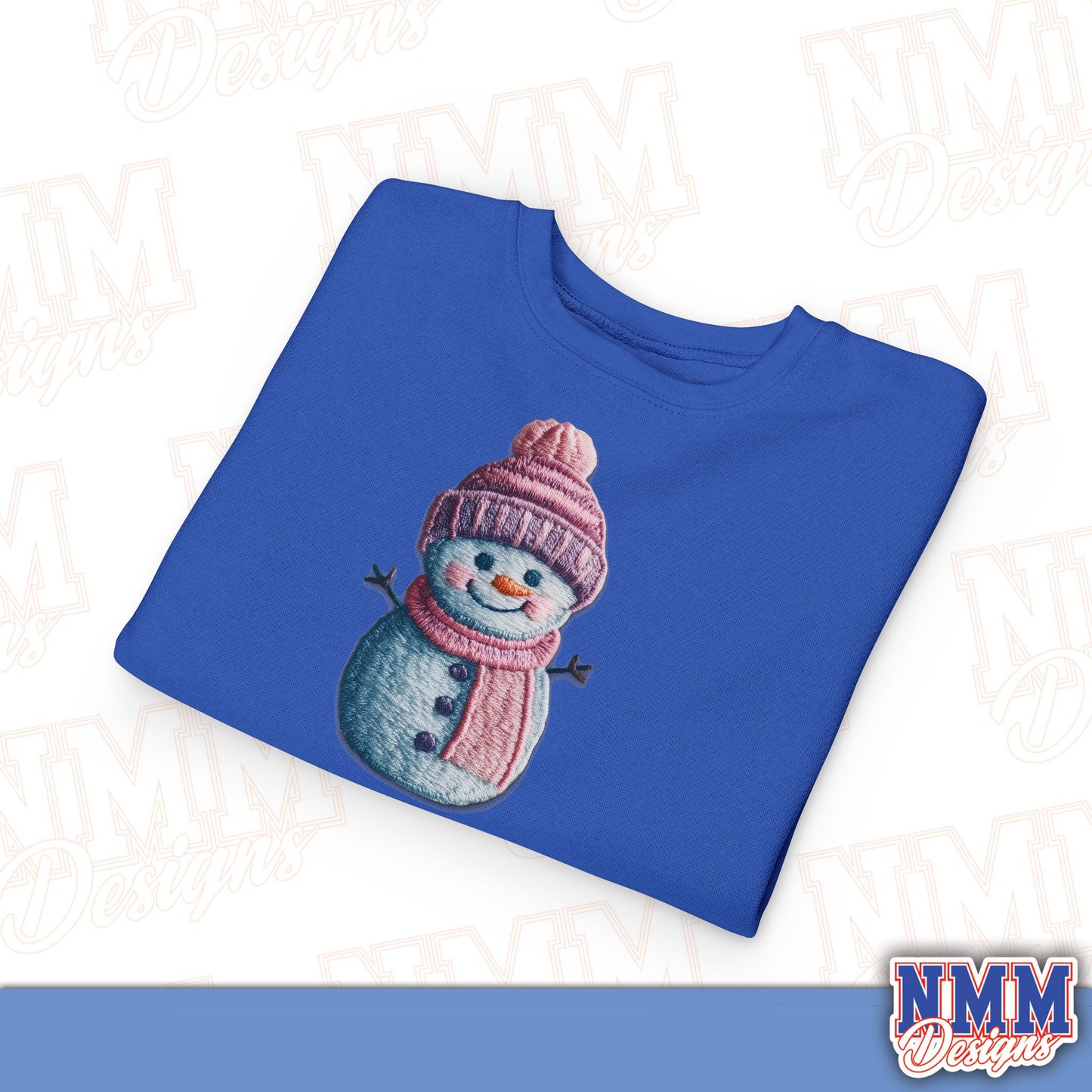Cute Snowman Toddler Sweatshirt - Cozy Winter Wear
