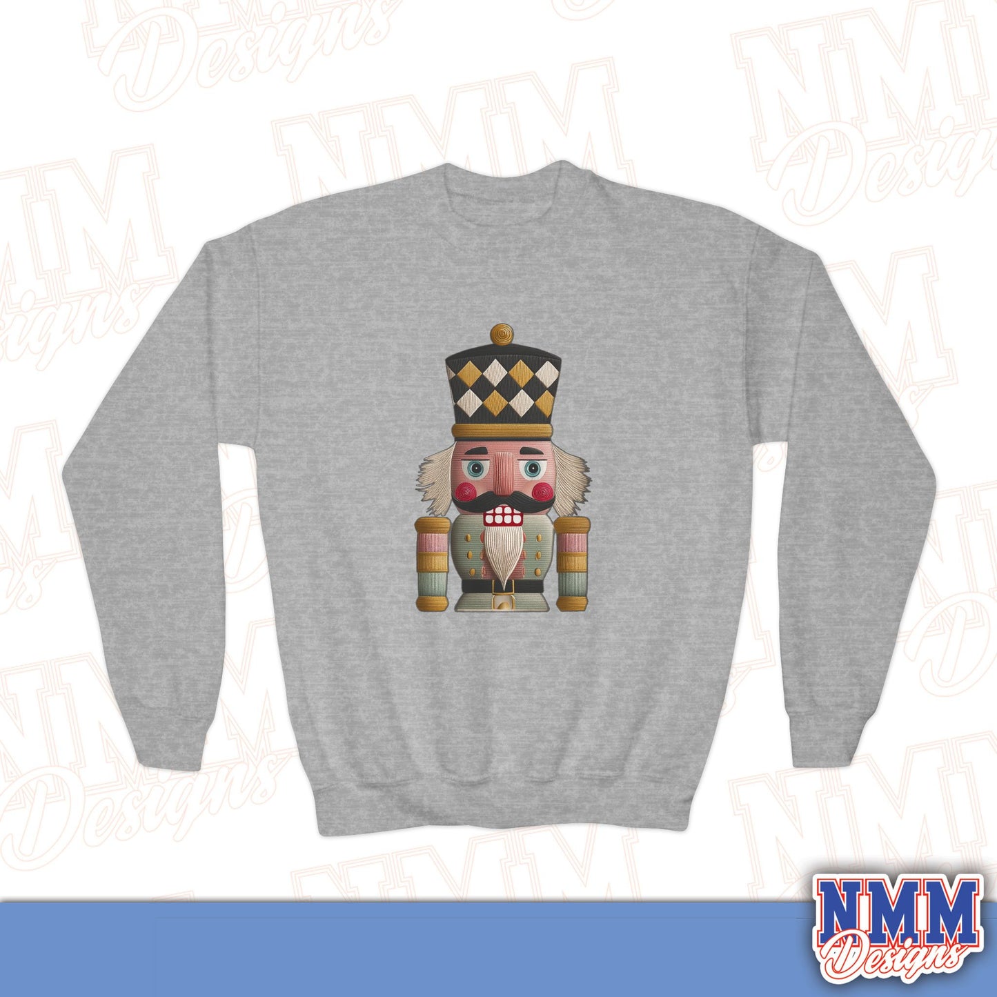 Nutcracker Youth Crewneck Sweatshirt - Cozy Holiday Gift