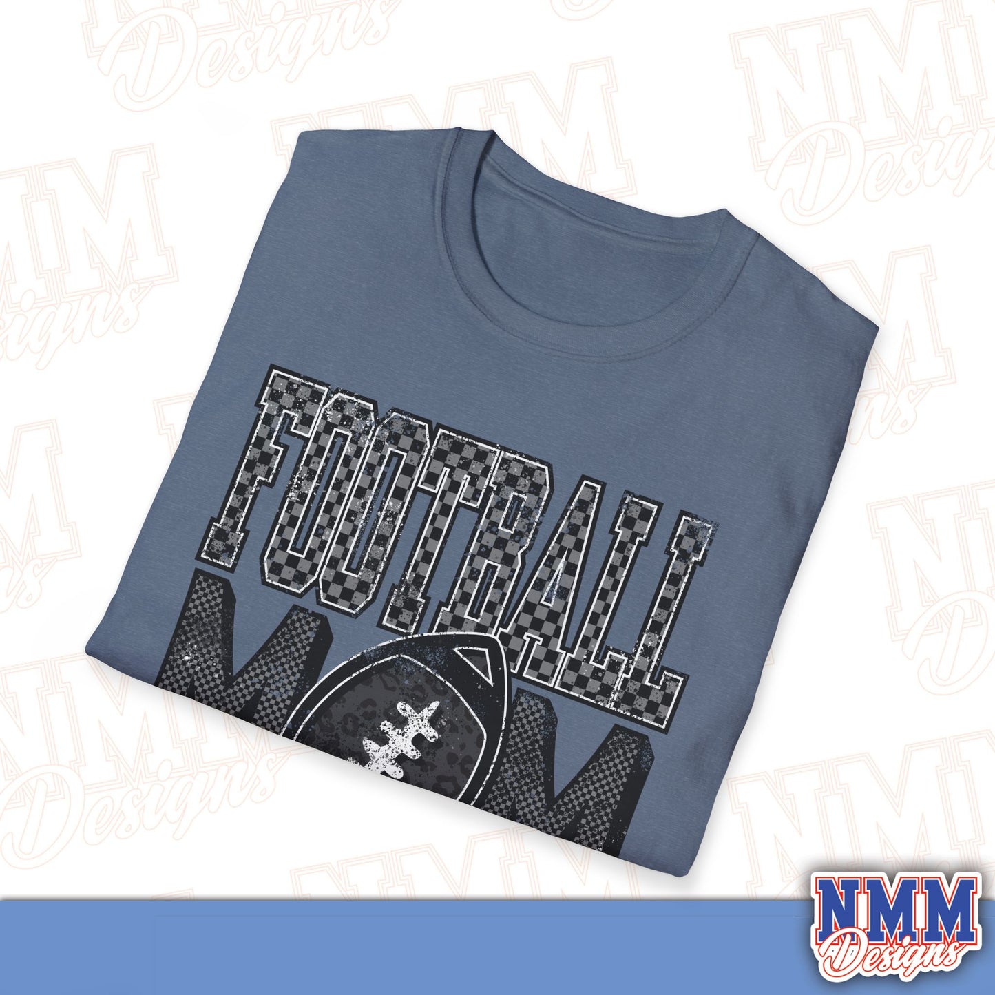 Football Mom Unisex Softstyle T-Shirt, Game Day Tee, Gift for Moms, Sports Apparel, Casual Wear