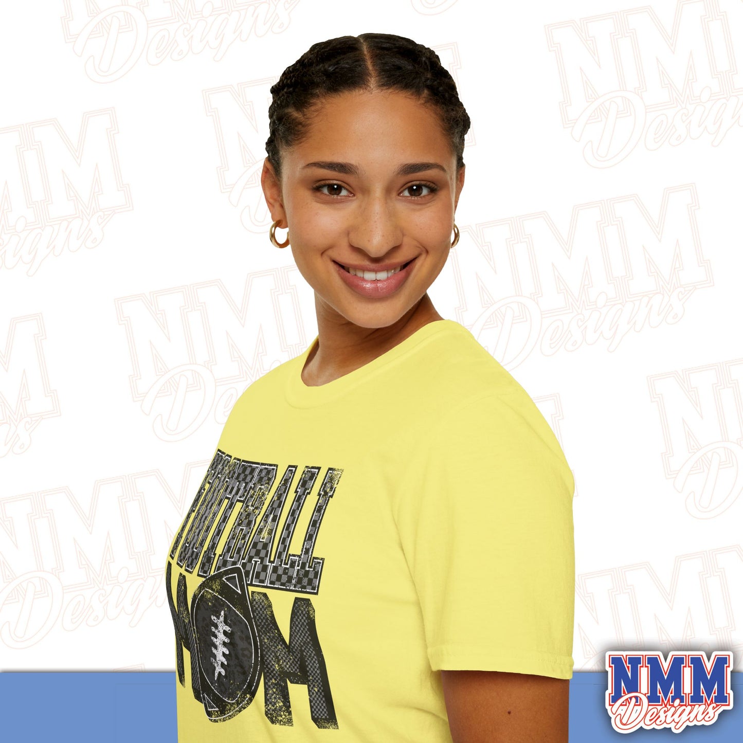 Football Mom Unisex Softstyle T-Shirt, Game Day Tee, Gift for Moms, Sports Apparel, Casual Wear