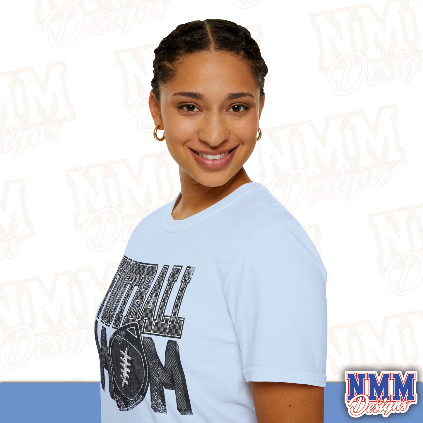 Football Mom Unisex Softstyle T-Shirt, Game Day Tee, Gift for Moms, Sports Apparel, Casual Wear