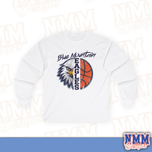 Blue Mountain Eagles Basketball Long Sleeve Tee