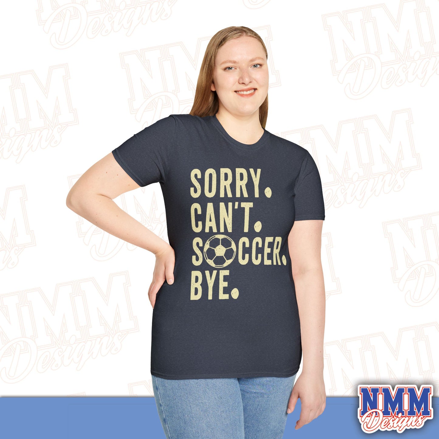 Soccer Lover's Unisex T-Shirt, Cute Sports Top, Gift for Athletes, Game Day Apparel, Casual Wear, Funny Quote Tee, Birthday Gift