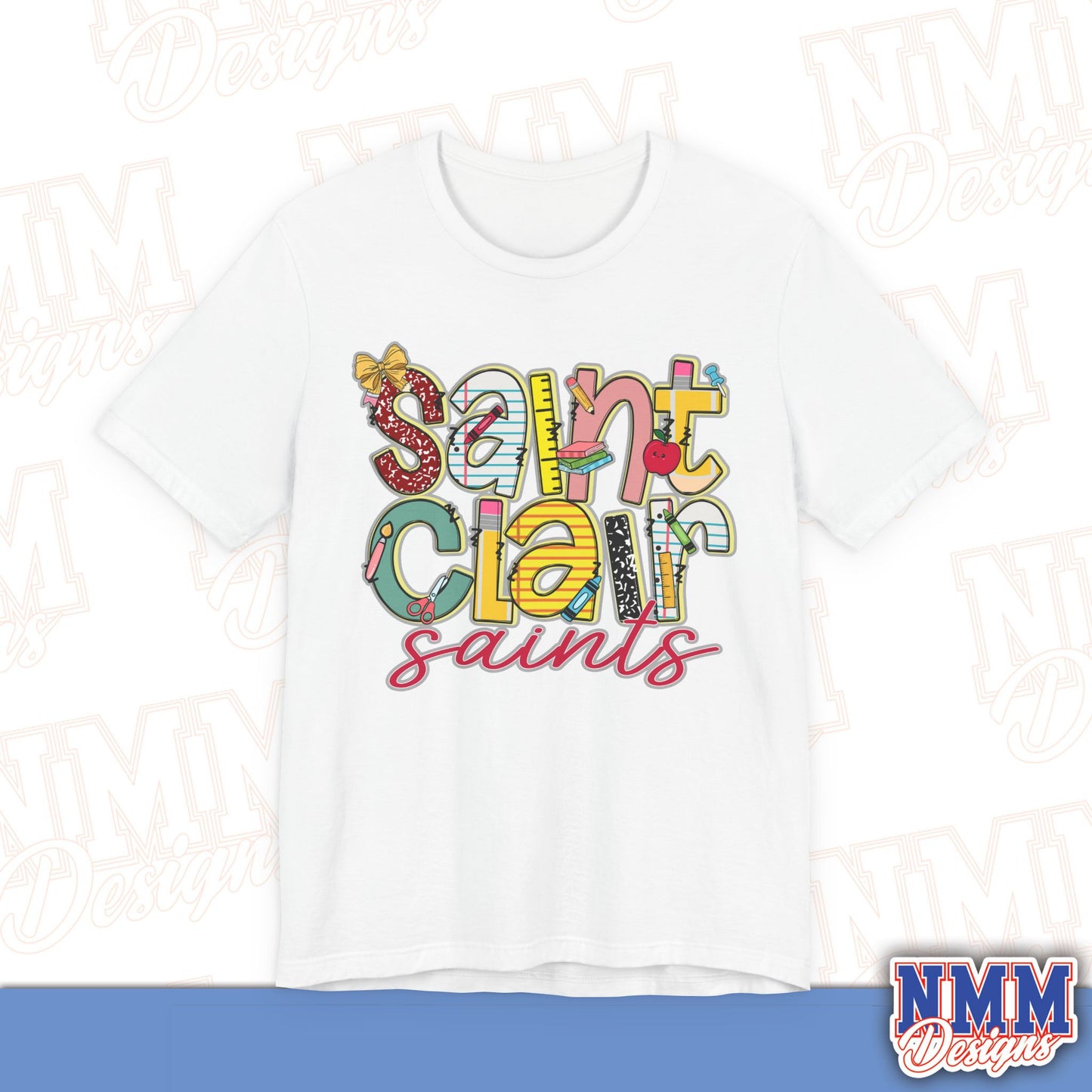 Saint Clair School Tee Shirt, Unisex Graphic T-Shirt, Casual Wear, Perfect for School Spirit, Gifts for Sports Fans, Summer Outfit