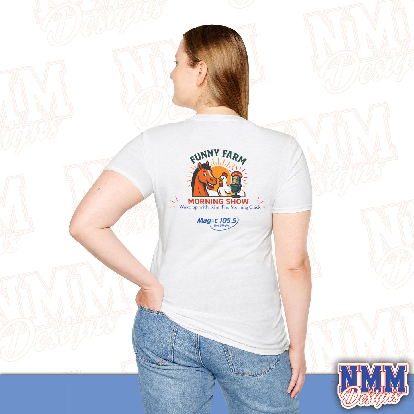 Morning Chick T-Shirt — Funny Farm Morning Show - Magic 105.5 WMGH