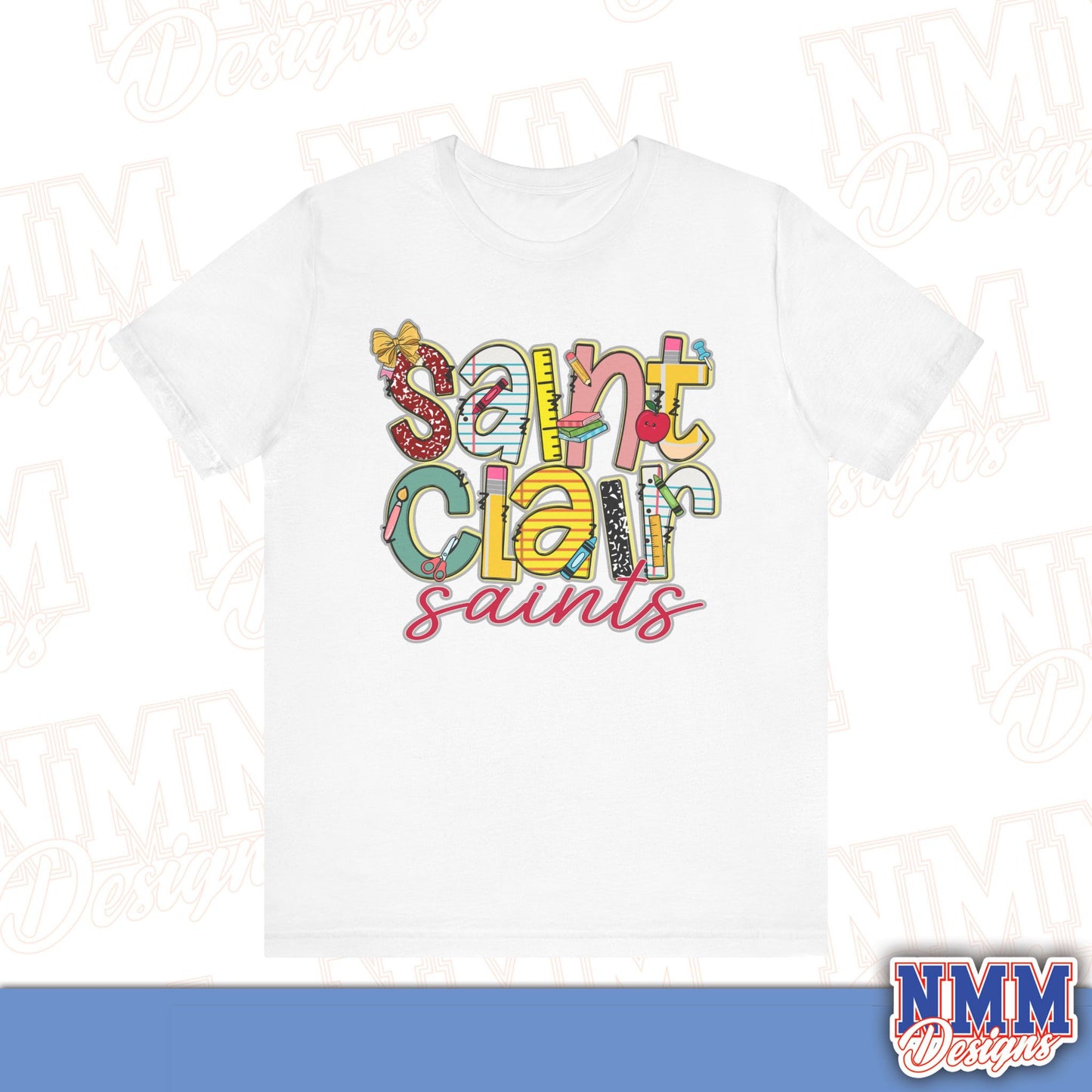 Saint Clair School Tee Shirt, Unisex Graphic T-Shirt, Casual Wear, Perfect for School Spirit, Gifts for Sports Fans, Summer Outfit