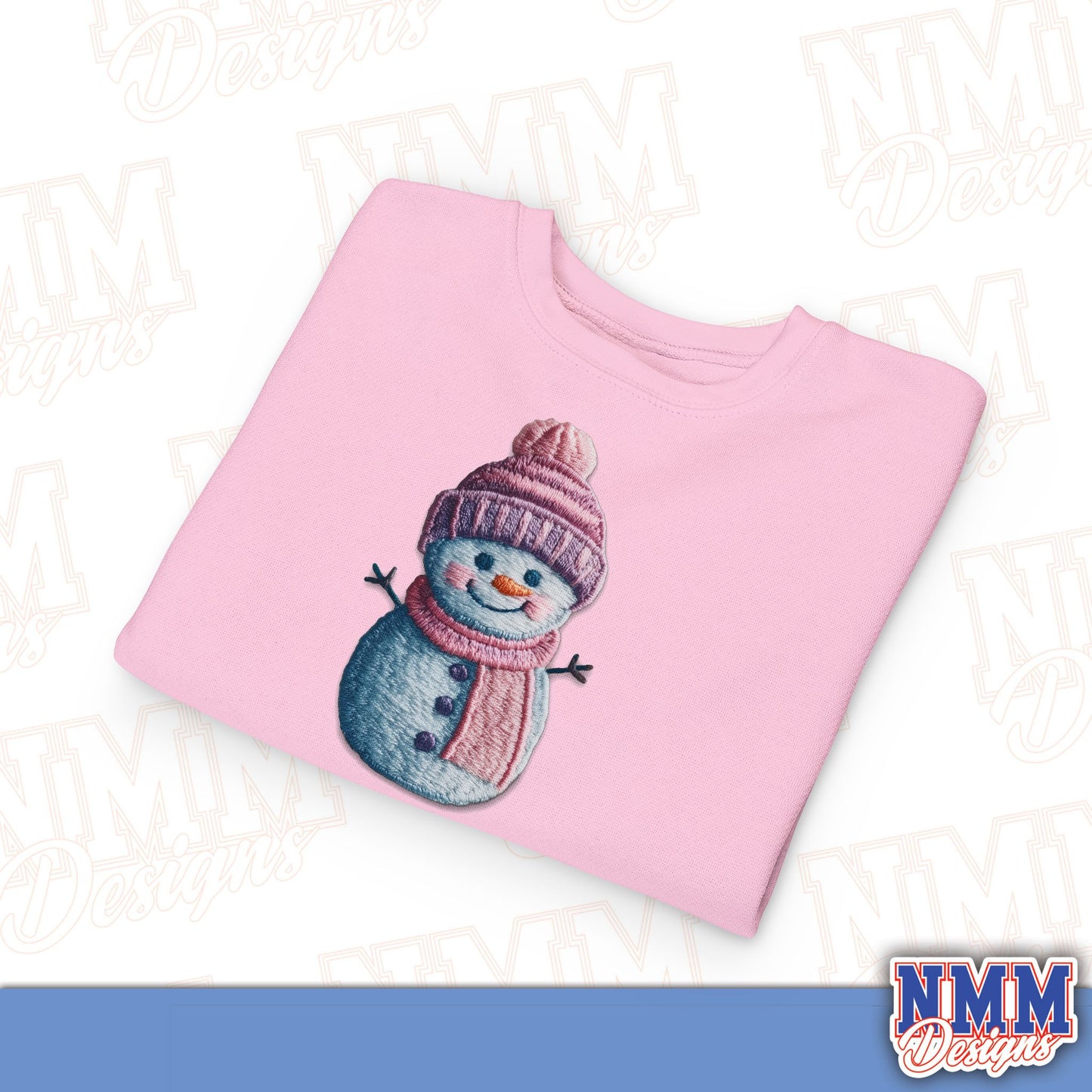 Cute Snowman Toddler Sweatshirt - Cozy Winter Wear