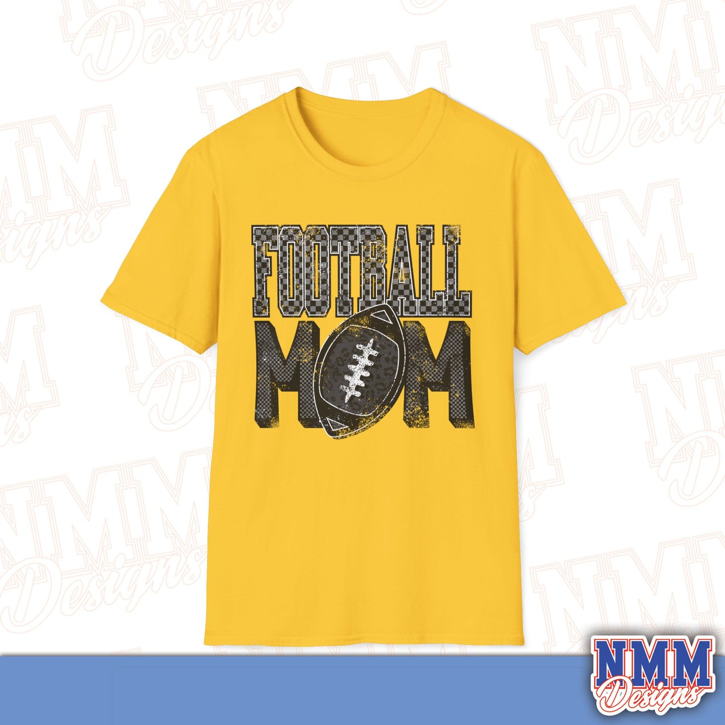 Football Mom Unisex Softstyle T-Shirt, Game Day Tee, Gift for Moms, Sports Apparel, Casual Wear