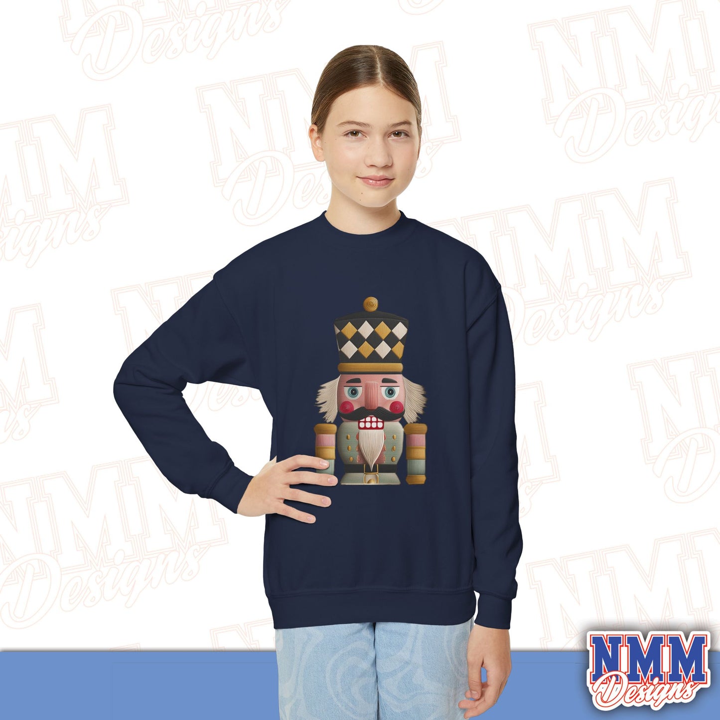 Nutcracker Youth Crewneck Sweatshirt - Cozy Holiday Gift