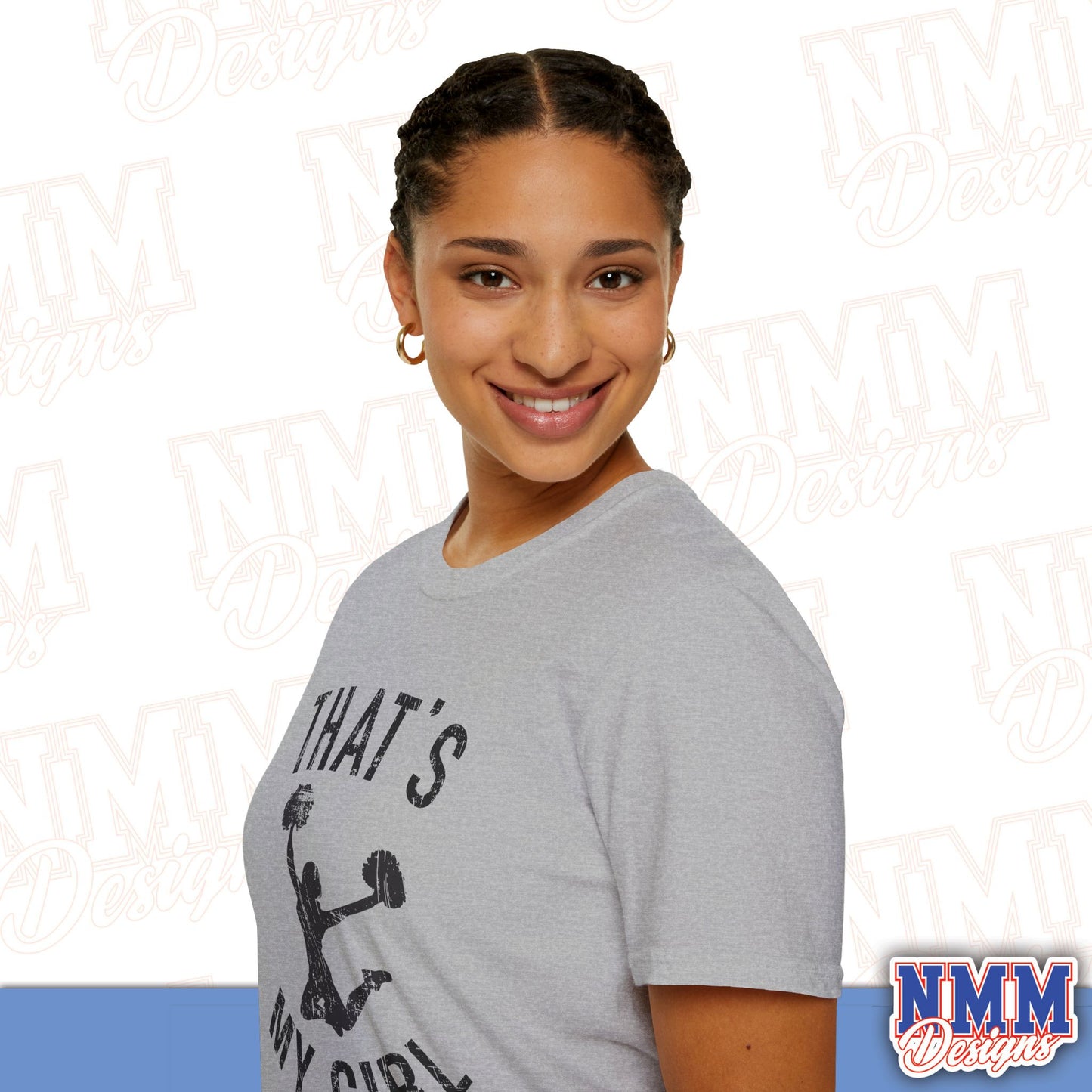 That's My Girl Cheer T-Shirt, Sports Tee, Active Lifestyle Wear, Cheerleading Apparel