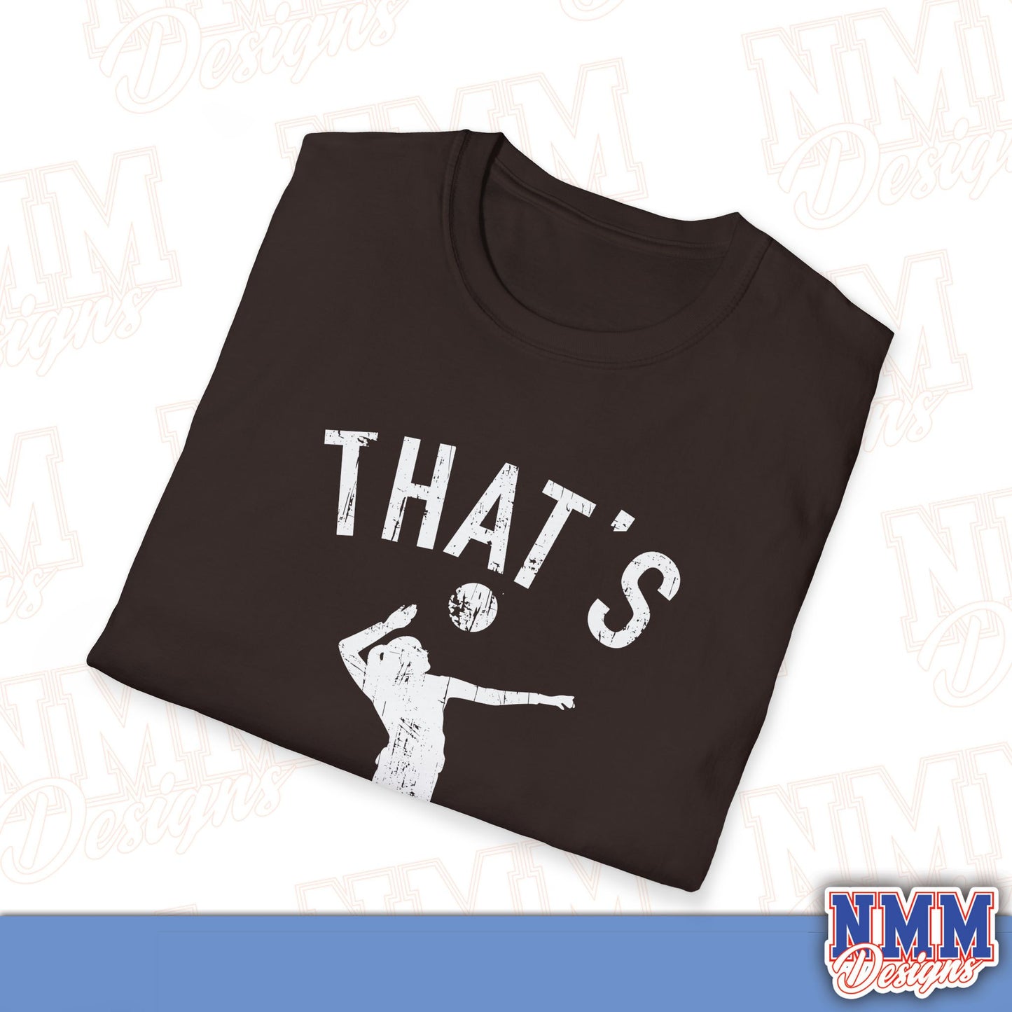That's My Girl Volleyball T-Shirt, Sports Tee, Active Lifestyle Wear, Volleyball Apparel