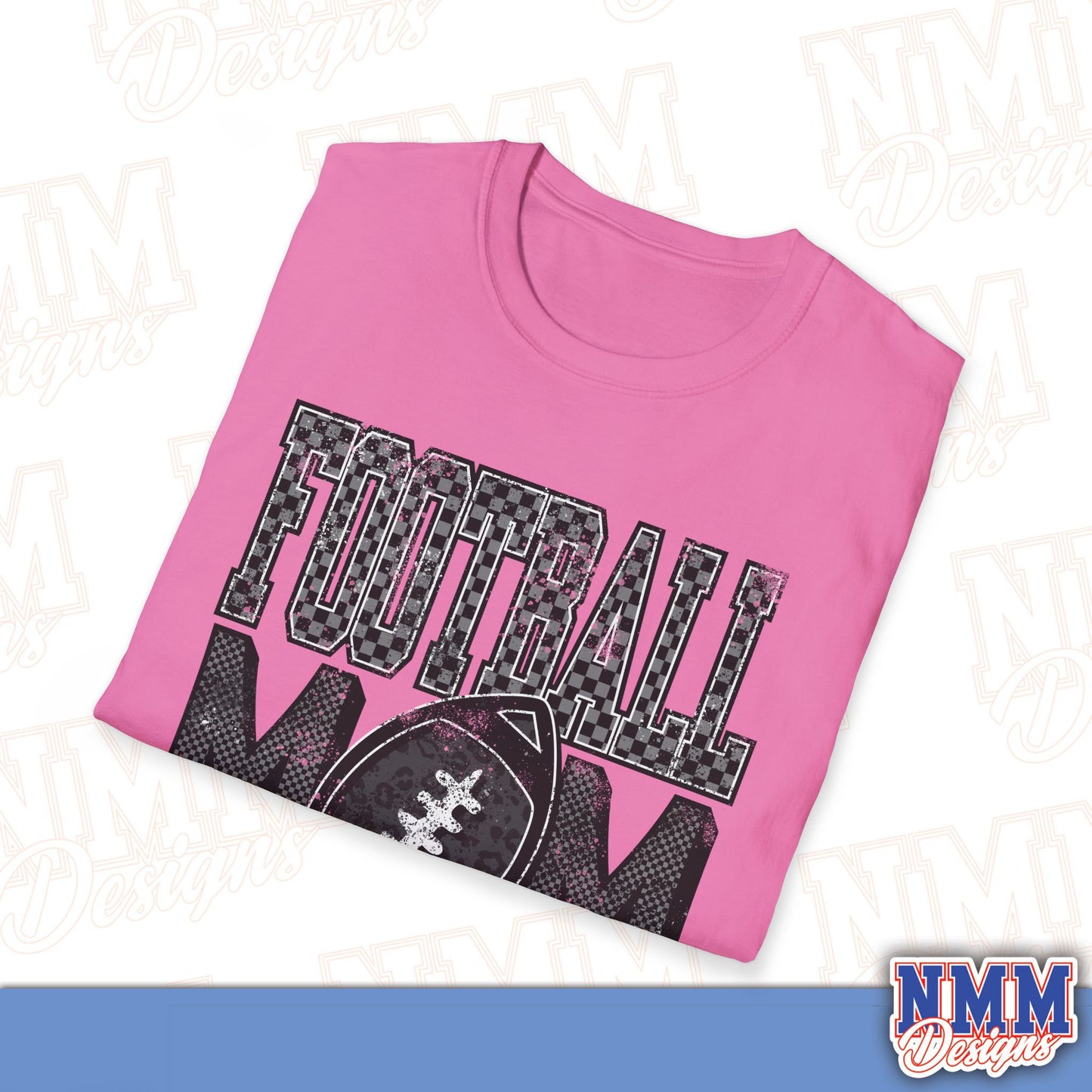 Football Mom Unisex Softstyle T-Shirt, Game Day Tee, Gift for Moms, Sports Apparel, Casual Wear