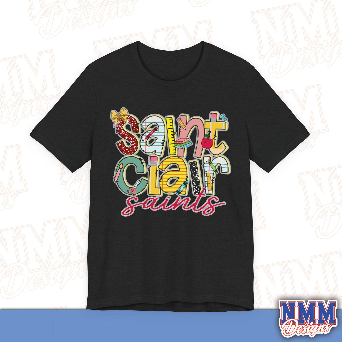 Saint Clair School Tee Shirt, Unisex Graphic T-Shirt, Casual Wear, Perfect for School Spirit, Gifts for Sports Fans, Summer Outfit