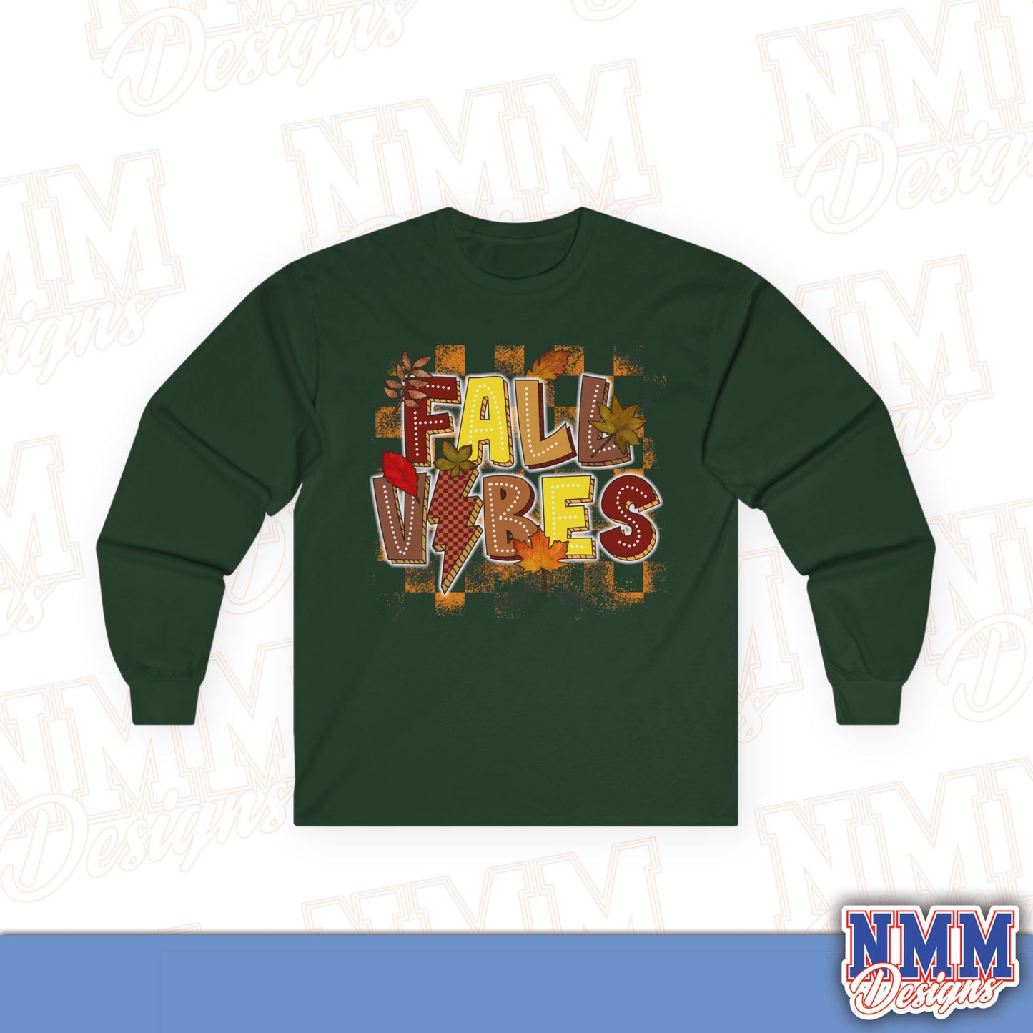 Fall Vibes Long Sleeve Tee, Cozy Autumn Shirt, Perfect for Thanksgiving, Seasonal Fashion, Gift for Fall Lovers, Unisex Cotton Top