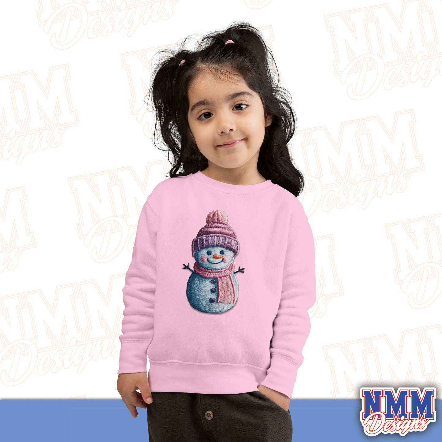 Cute Snowman Toddler Sweatshirt - Cozy Winter Wear