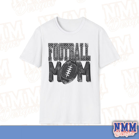Football Mom Unisex Softstyle T-Shirt, Game Day Tee, Gift for Moms, Sports Apparel, Casual Wear