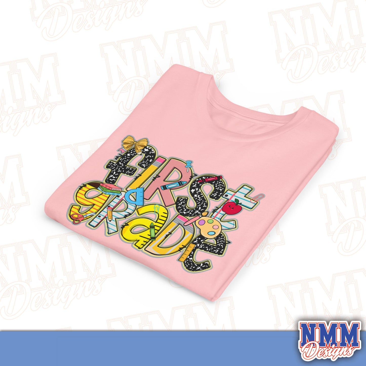 First Grade Back to School Youth Shirt, Kids Sportswear, School Spirit Apparel, Back to School