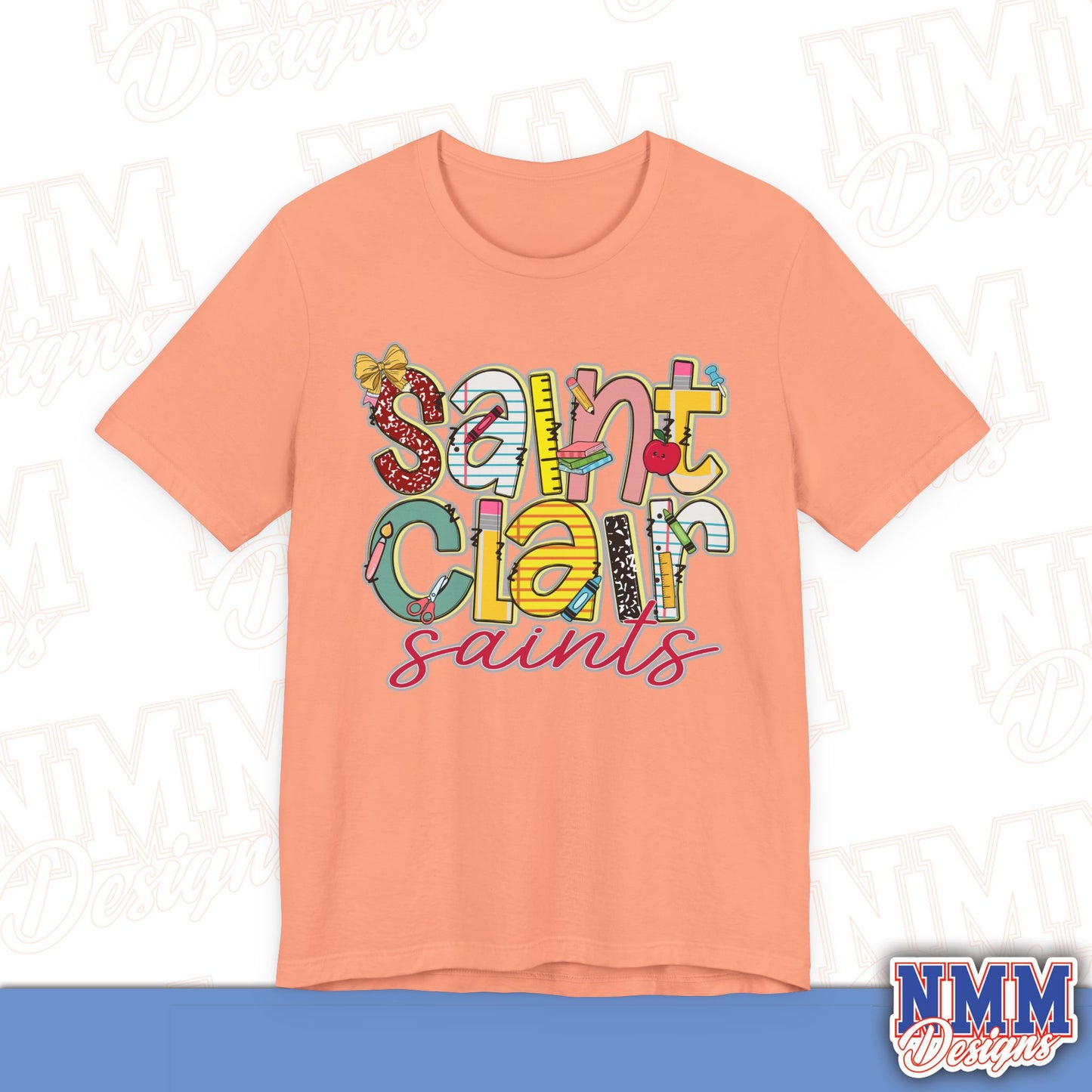Saint Clair School Tee Shirt, Unisex Graphic T-Shirt, Casual Wear, Perfect for School Spirit, Gifts for Sports Fans, Summer Outfit