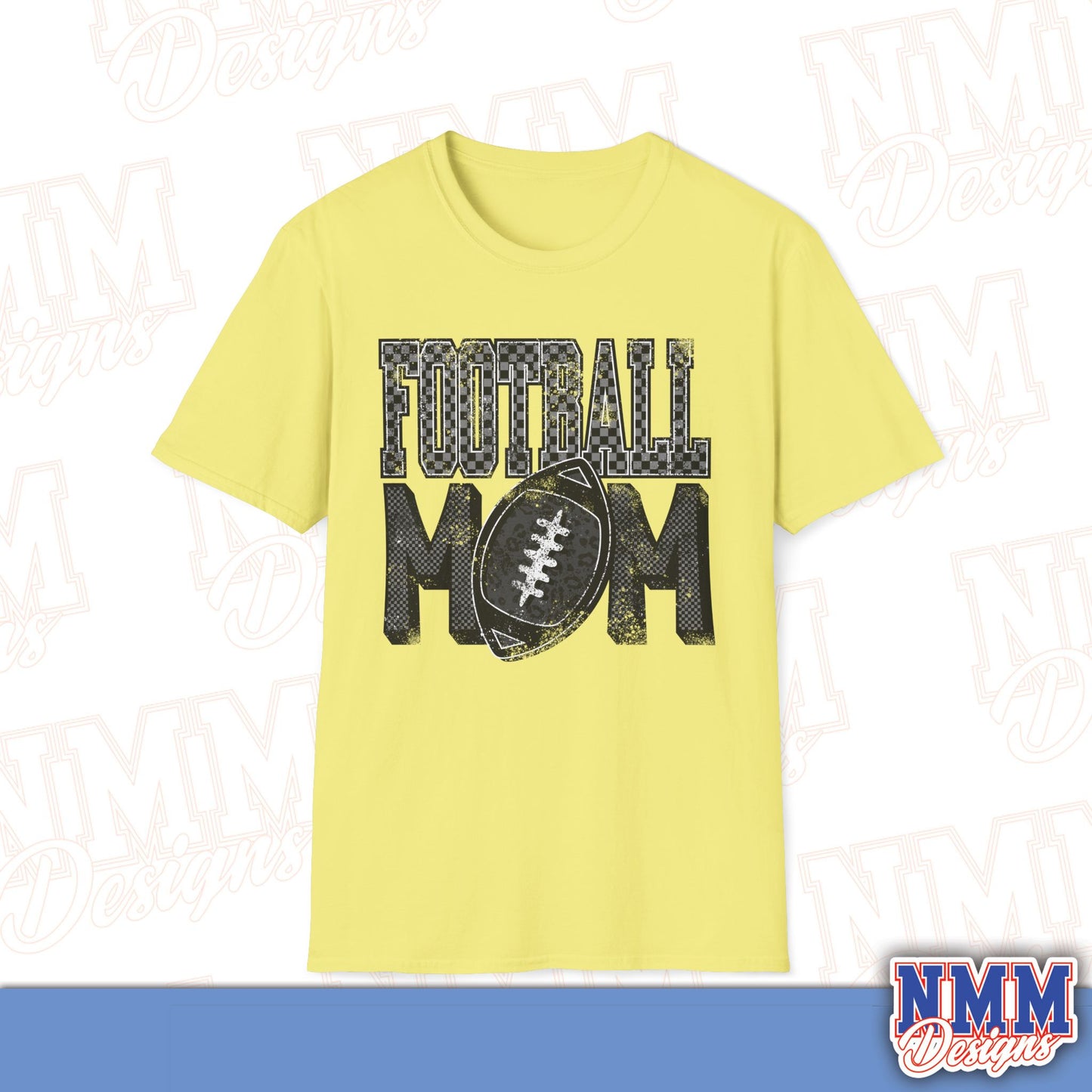 Football Mom Unisex Softstyle T-Shirt, Game Day Tee, Gift for Moms, Sports Apparel, Casual Wear