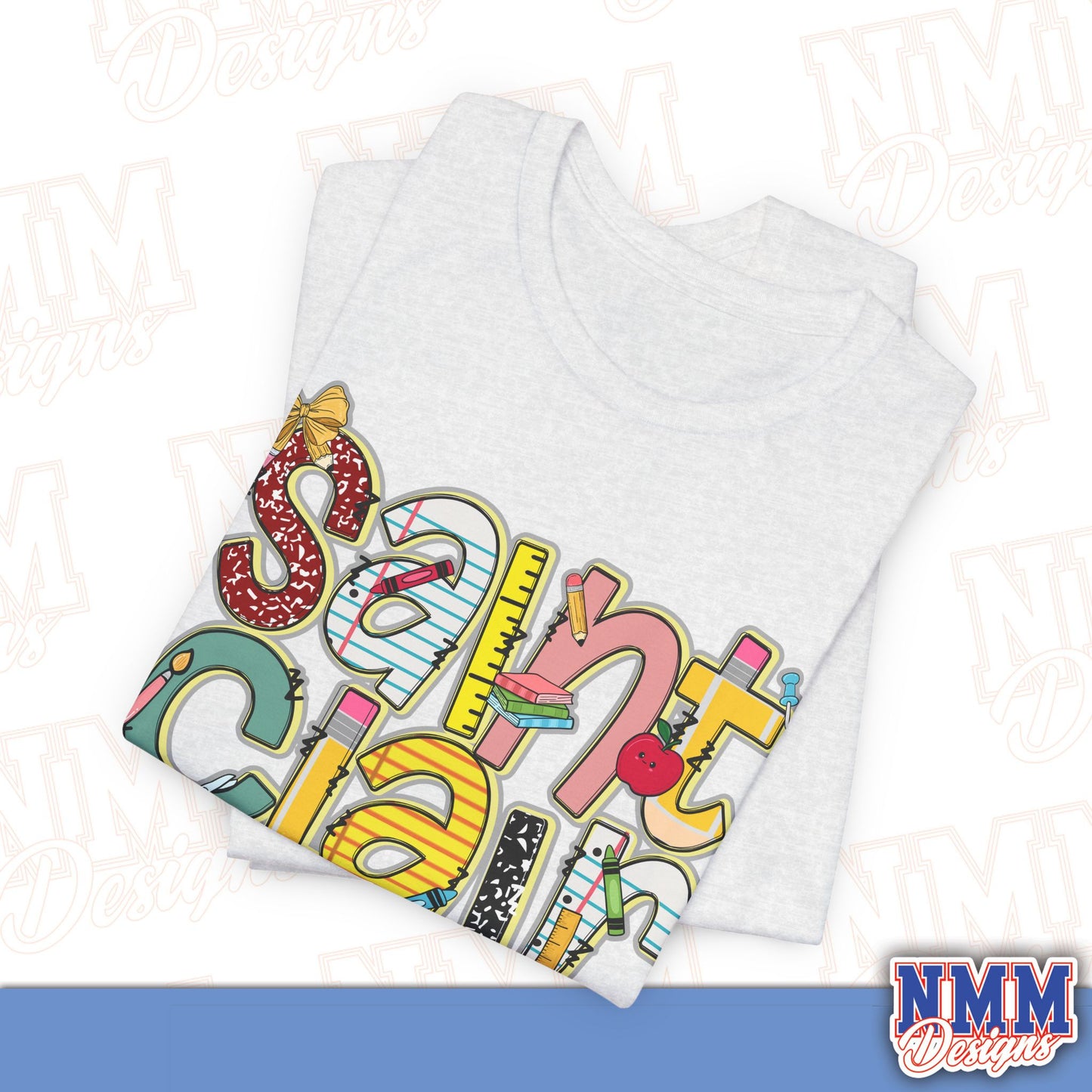 Saint Clair School Tee Shirt, Unisex Graphic T-Shirt, Casual Wear, Perfect for School Spirit, Gifts for Sports Fans, Summer Outfit