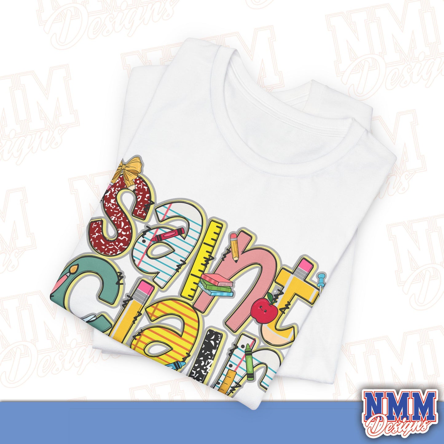 Saint Clair School Tee Shirt, Unisex Graphic T-Shirt, Casual Wear, Perfect for School Spirit, Gifts for Sports Fans, Summer Outfit