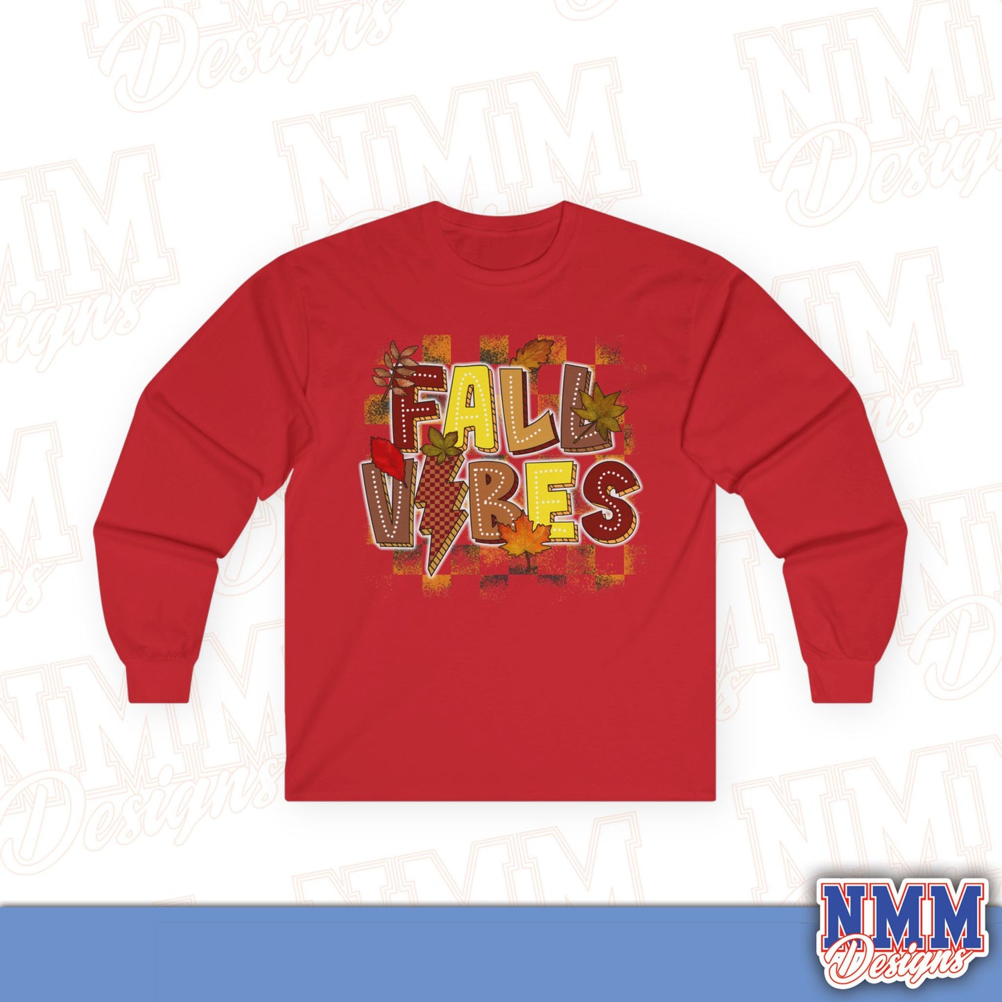 Fall Vibes Long Sleeve Tee, Cozy Autumn Shirt, Perfect for Thanksgiving, Seasonal Fashion, Gift for Fall Lovers, Unisex Cotton Top