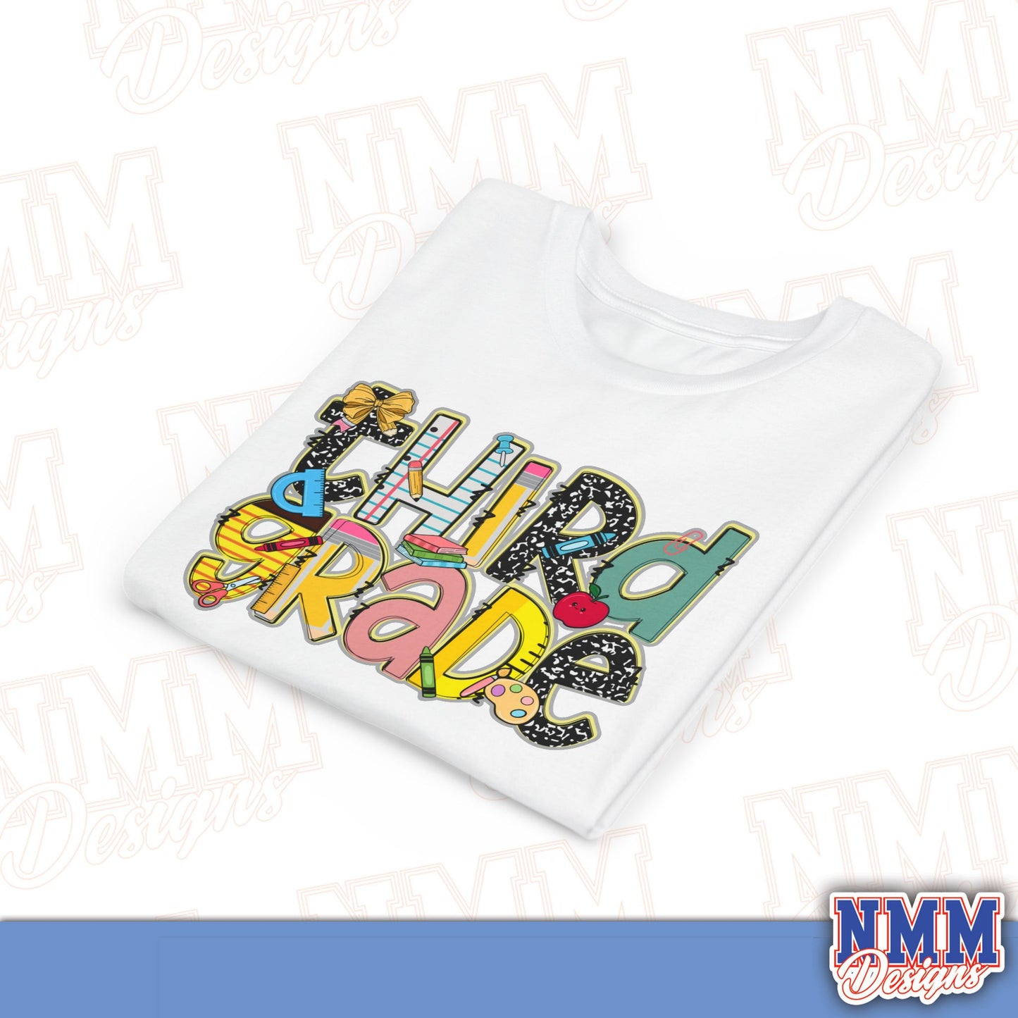 Third Grade Back to School Youth Shirt, Kids Sportswear, School Spirit Apparel, Back to School