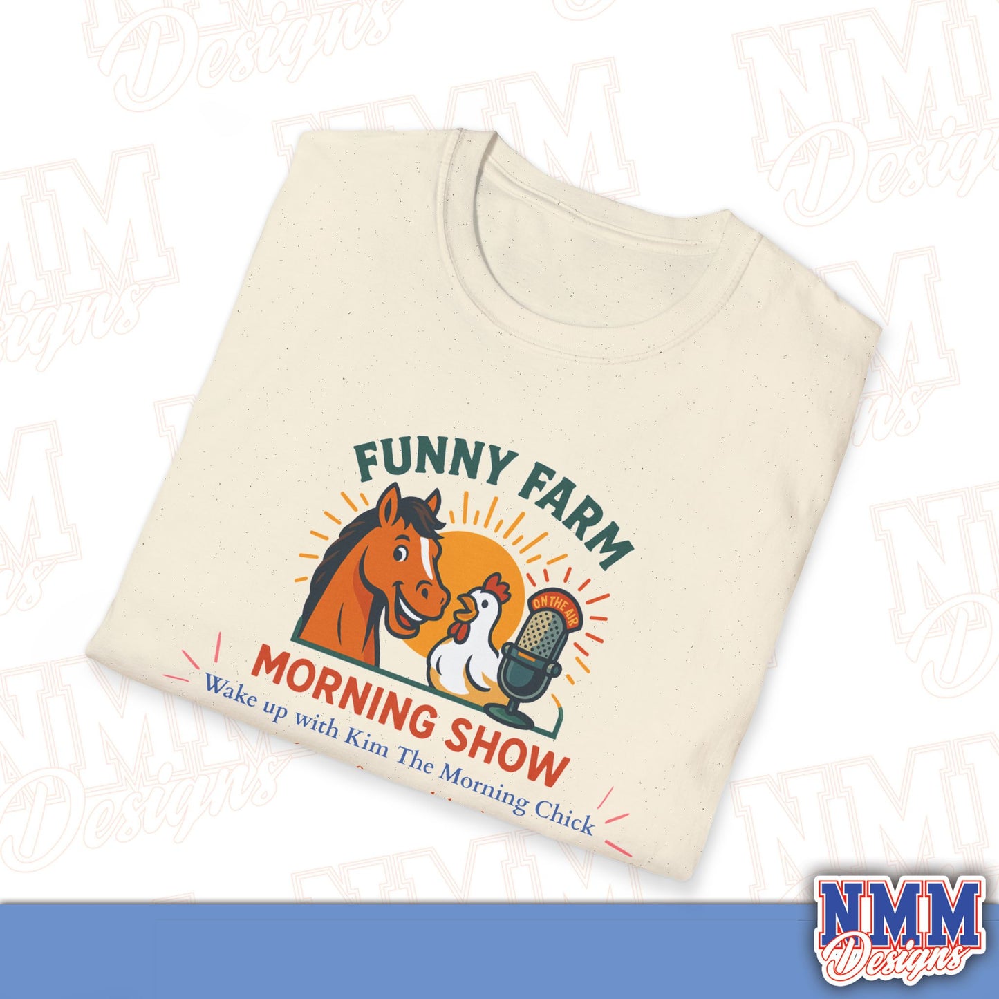 Funny Farm Morning Show Unisex Softstyle T-Shirt
